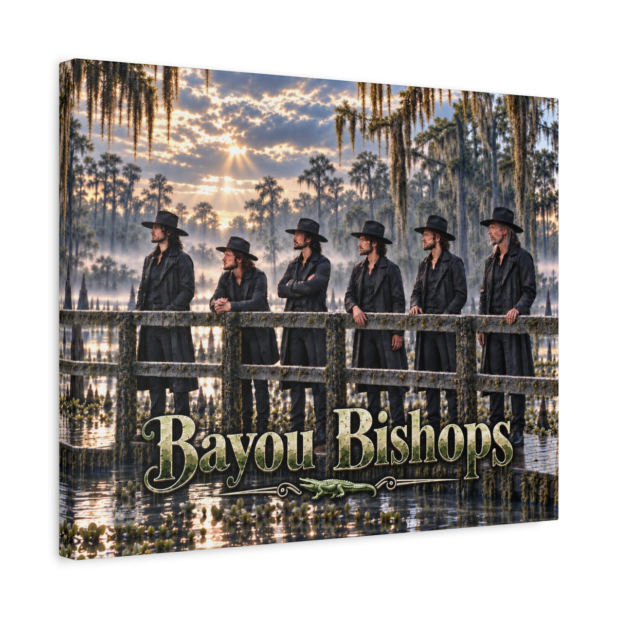 Bayou Bishops Matte Canvas Wall Art — Stretched 1.25"