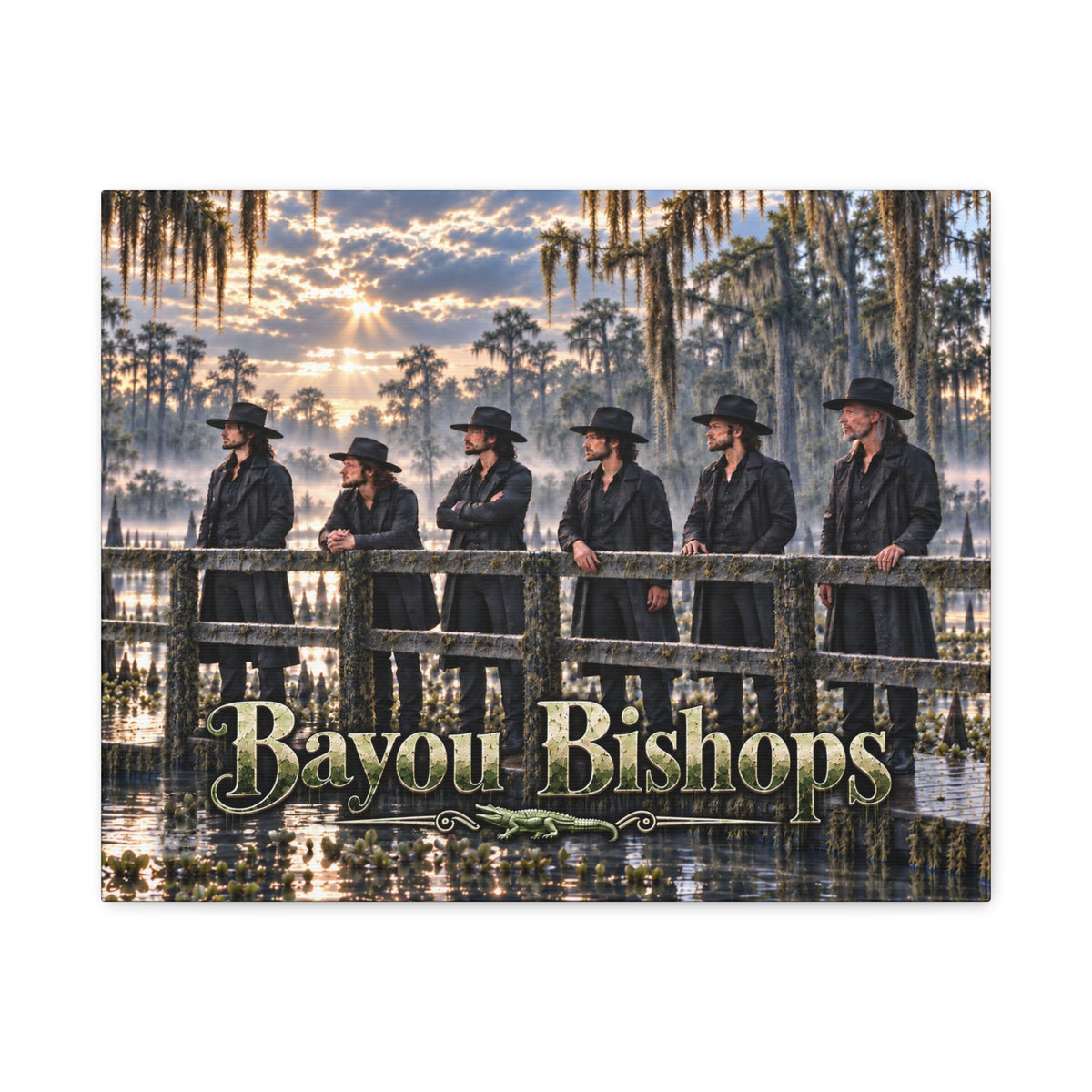 Bayou Bishops Matte Canvas Wall Art — Stretched 1.25"