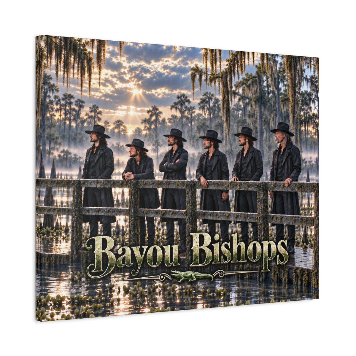 Bayou Bishops Matte Canvas Wall Art — Stretched 1.25"