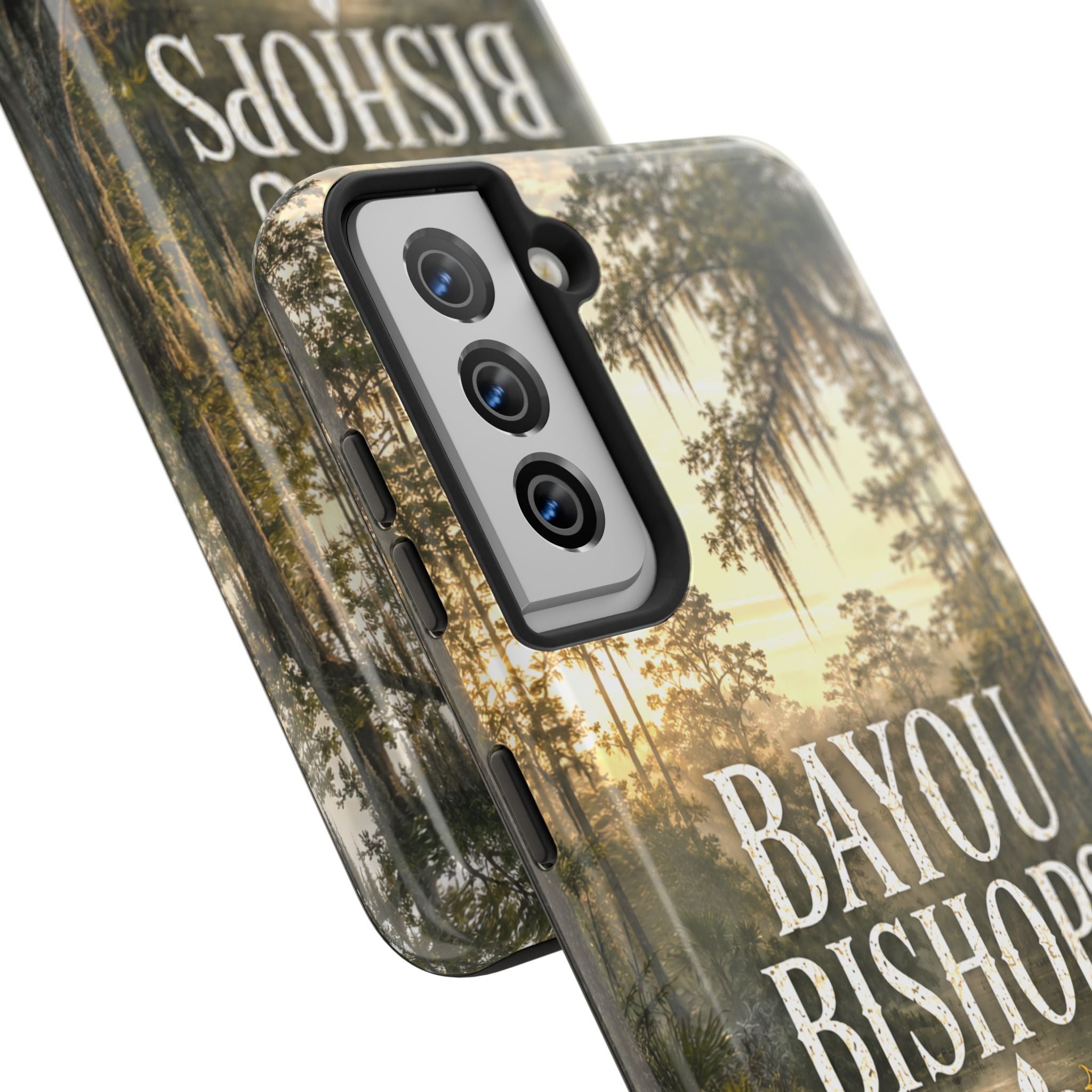 Bayou Bishops Swamp Scene Tough Phone Case Black Samsung
