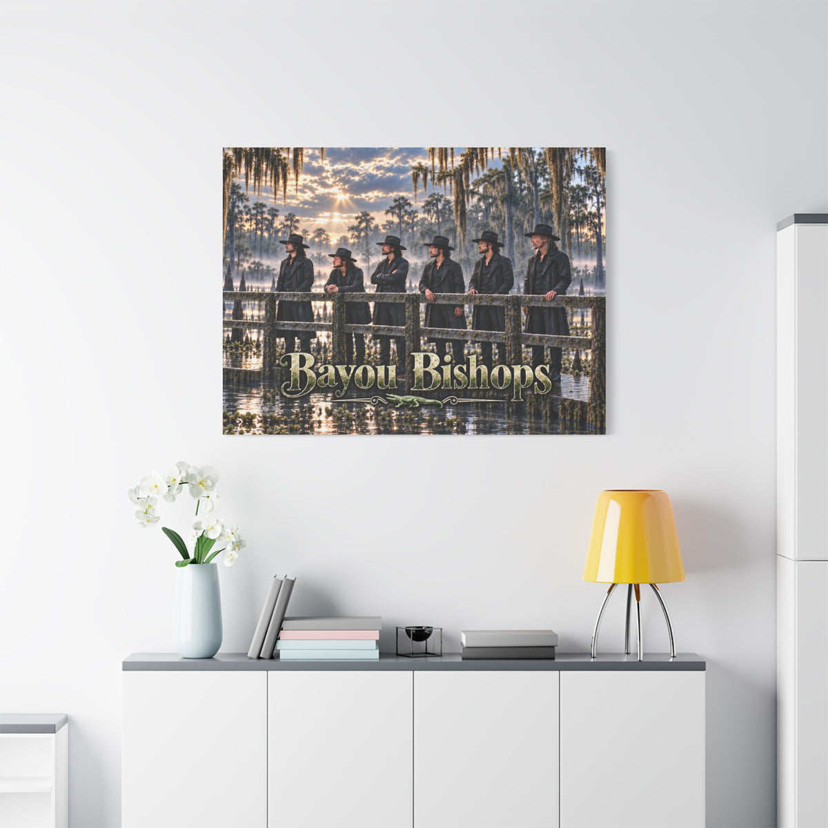 Bayou Bishops Matte Canvas Wall Art — Stretched 1.25"