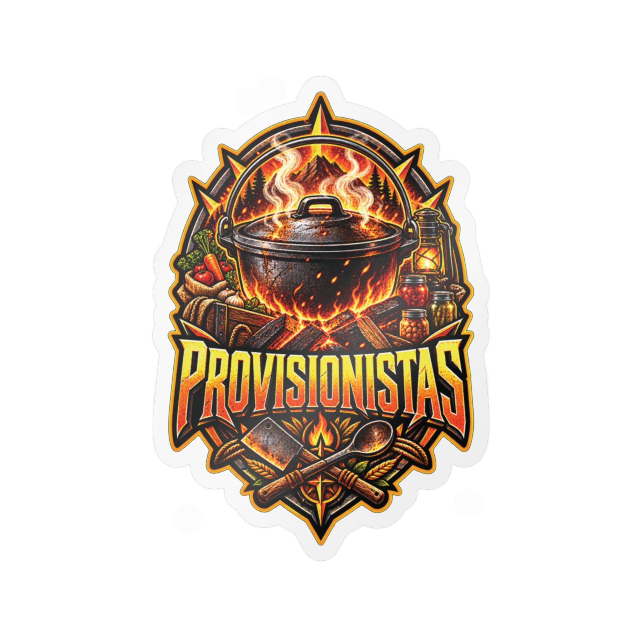 PROVISIONISTAS Kiss Cut-Sticker