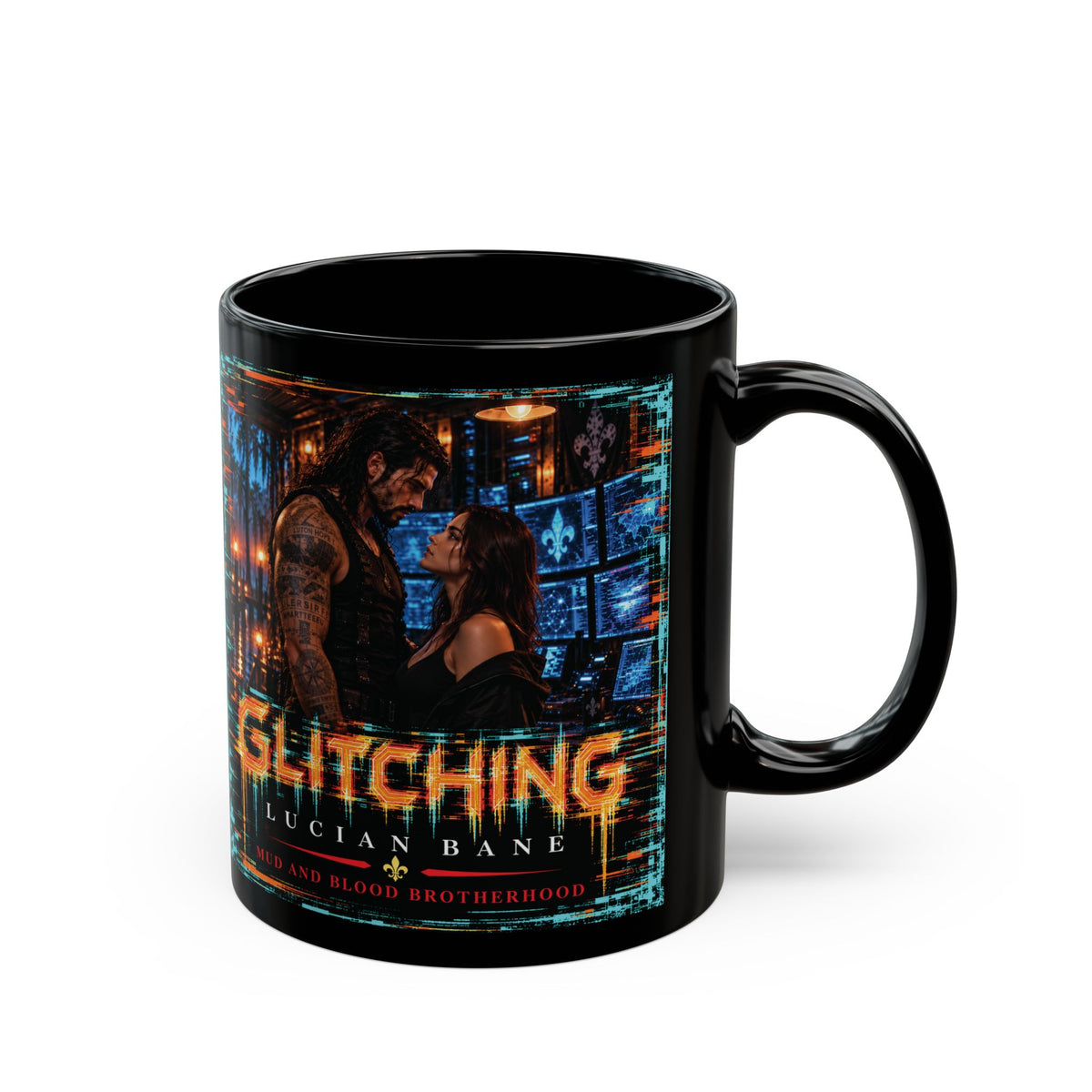 8-Bits I am Glitching — 'Mud and Blood' Coffee Cup (11oz)