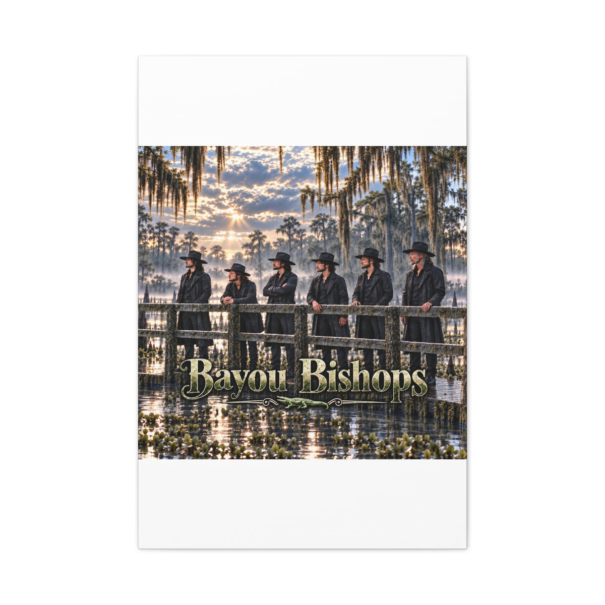 Bayou Bishops Matte Canvas Wall Art — Stretched 1.25"