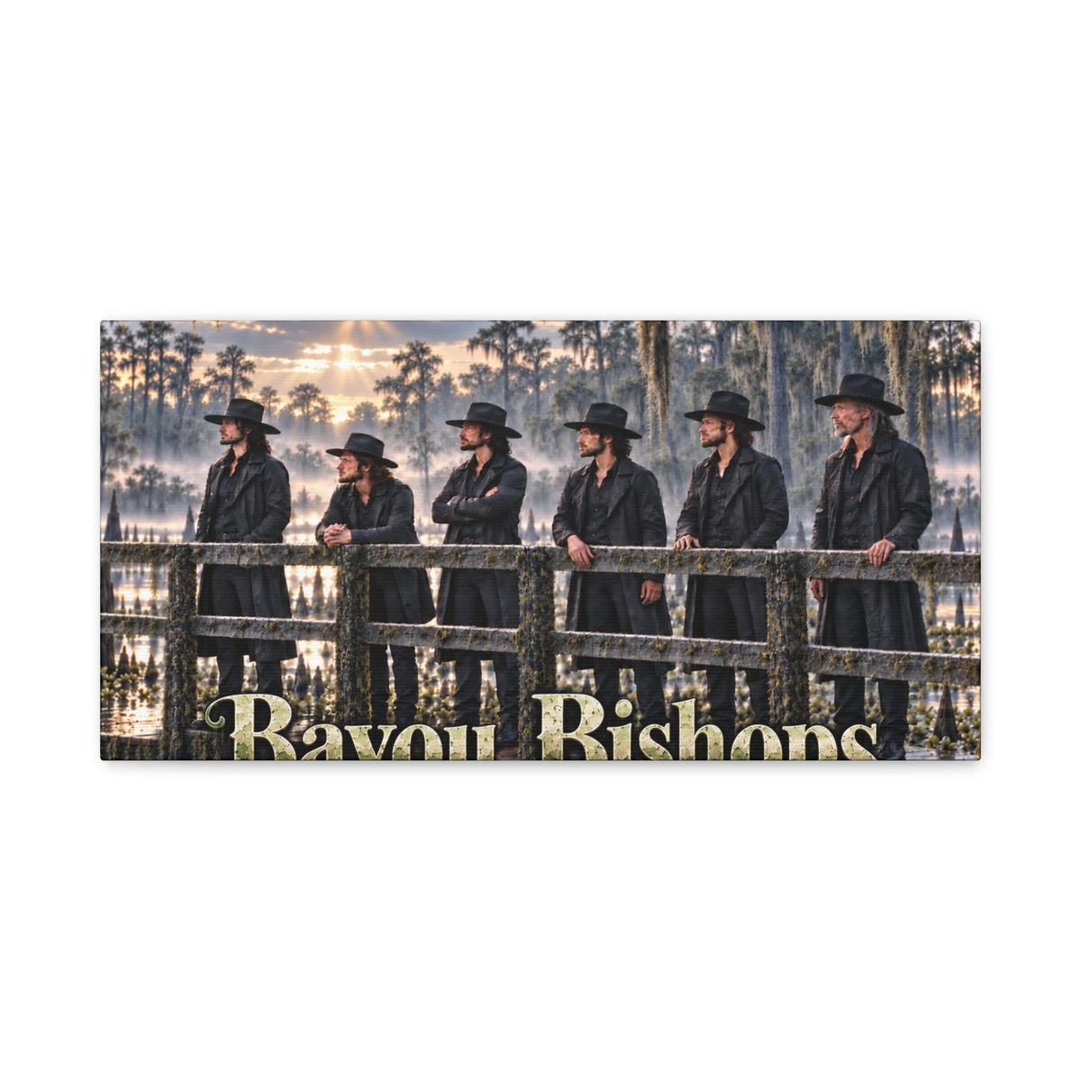 Bayou Bishops Matte Canvas Wall Art — Stretched 1.25"