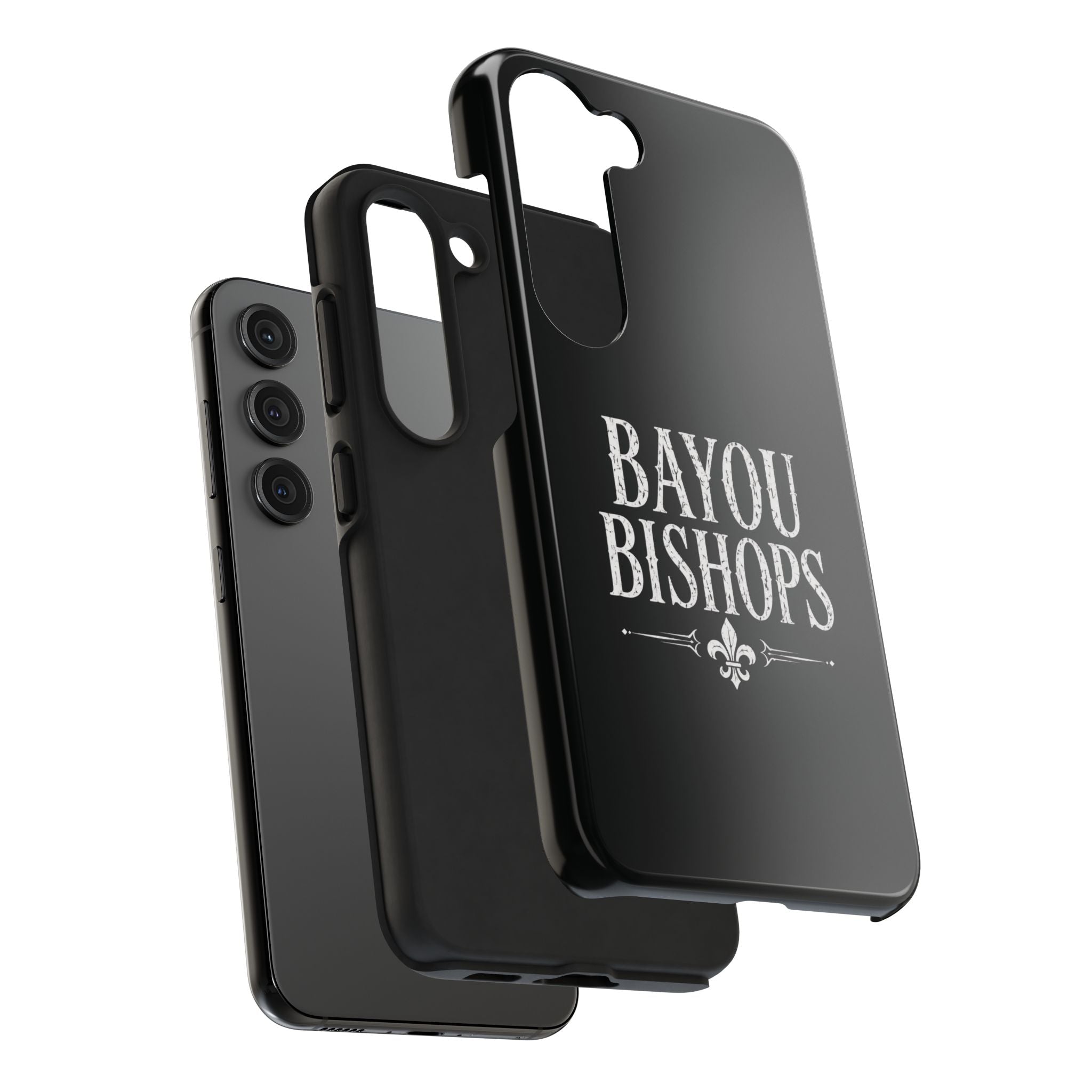Bayou Bishops Simple Tough Phone Case Black Samsung