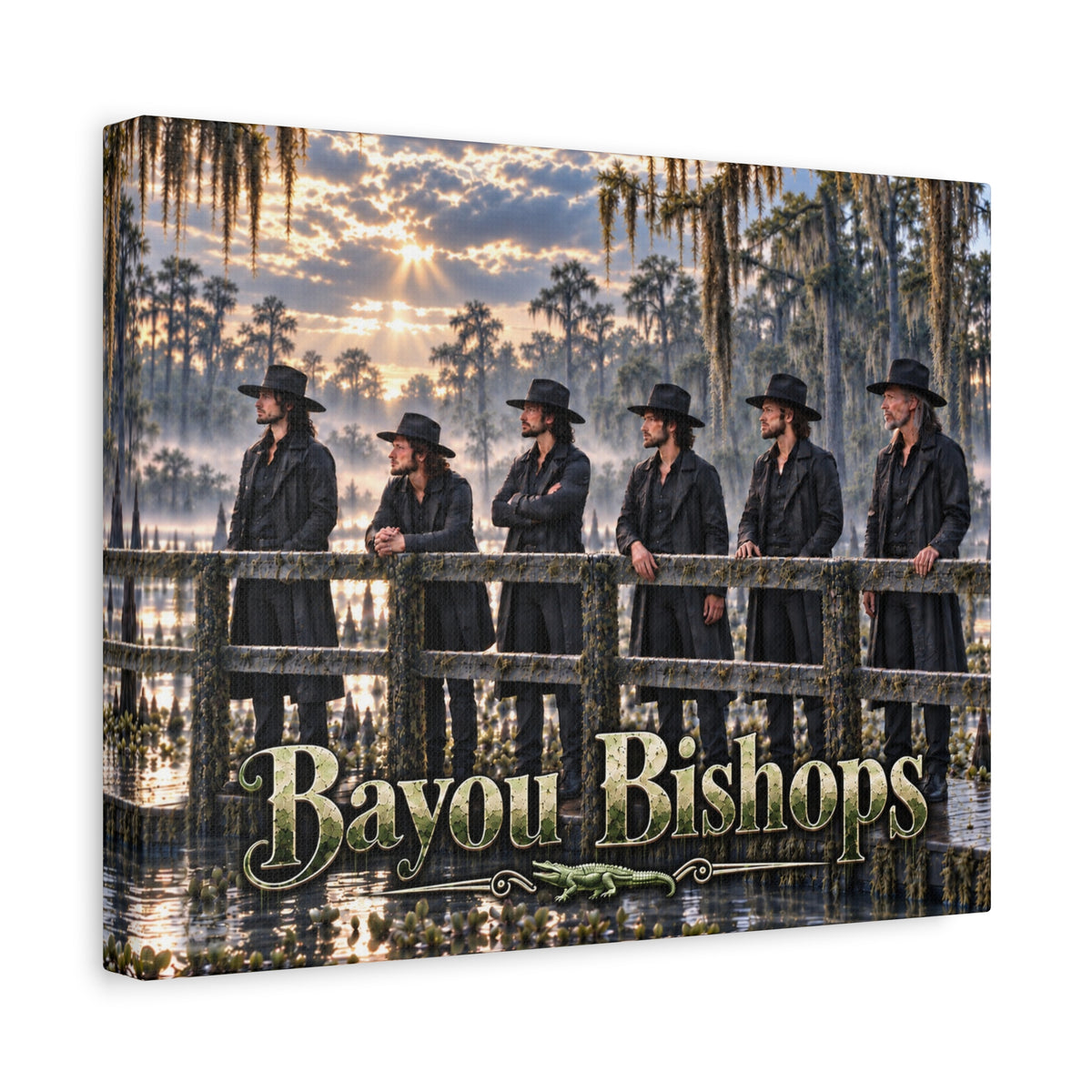 Bayou Bishops Matte Canvas Wall Art — Stretched 1.25"