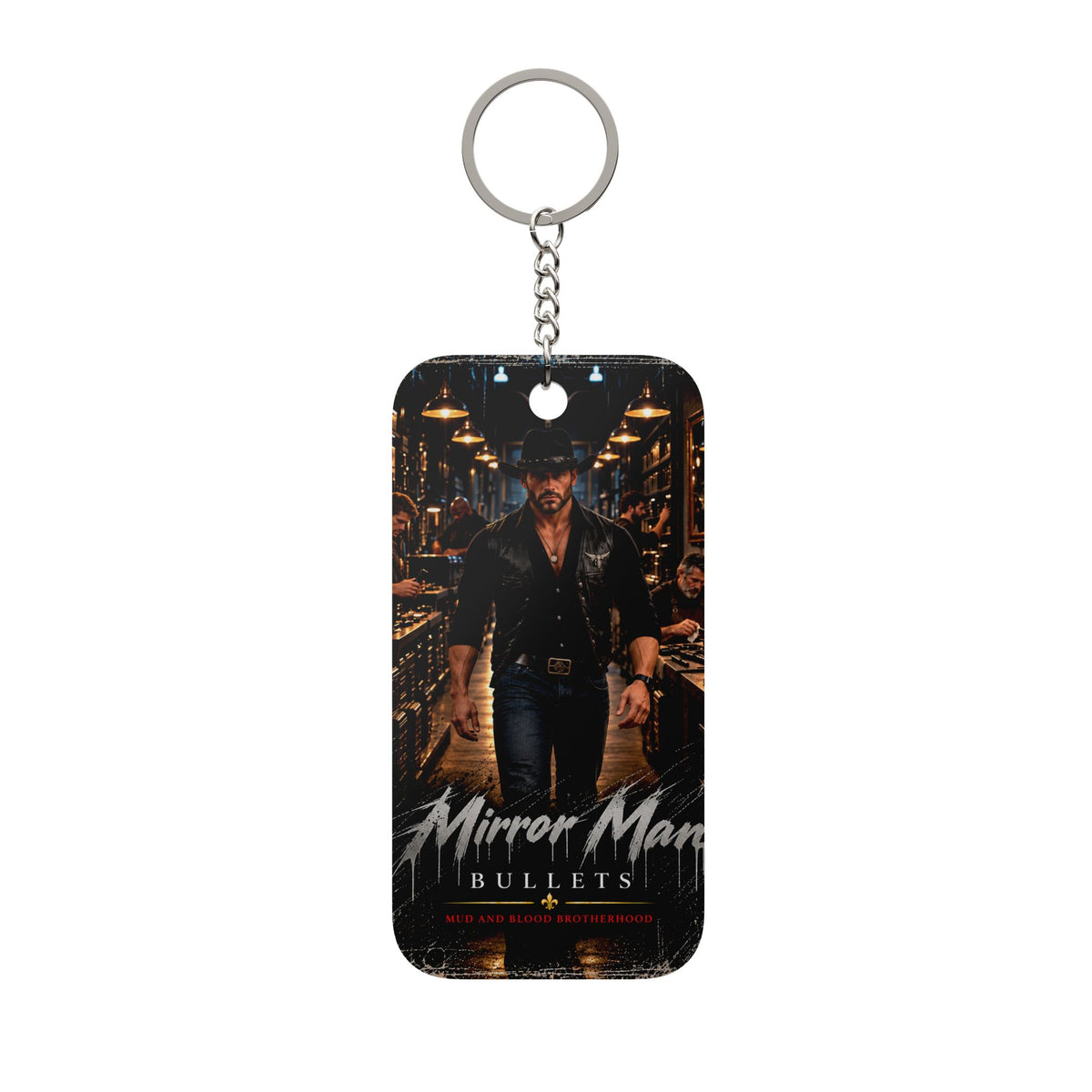 Bullet's Mirror Man Keychain — 'Mud and Blood'