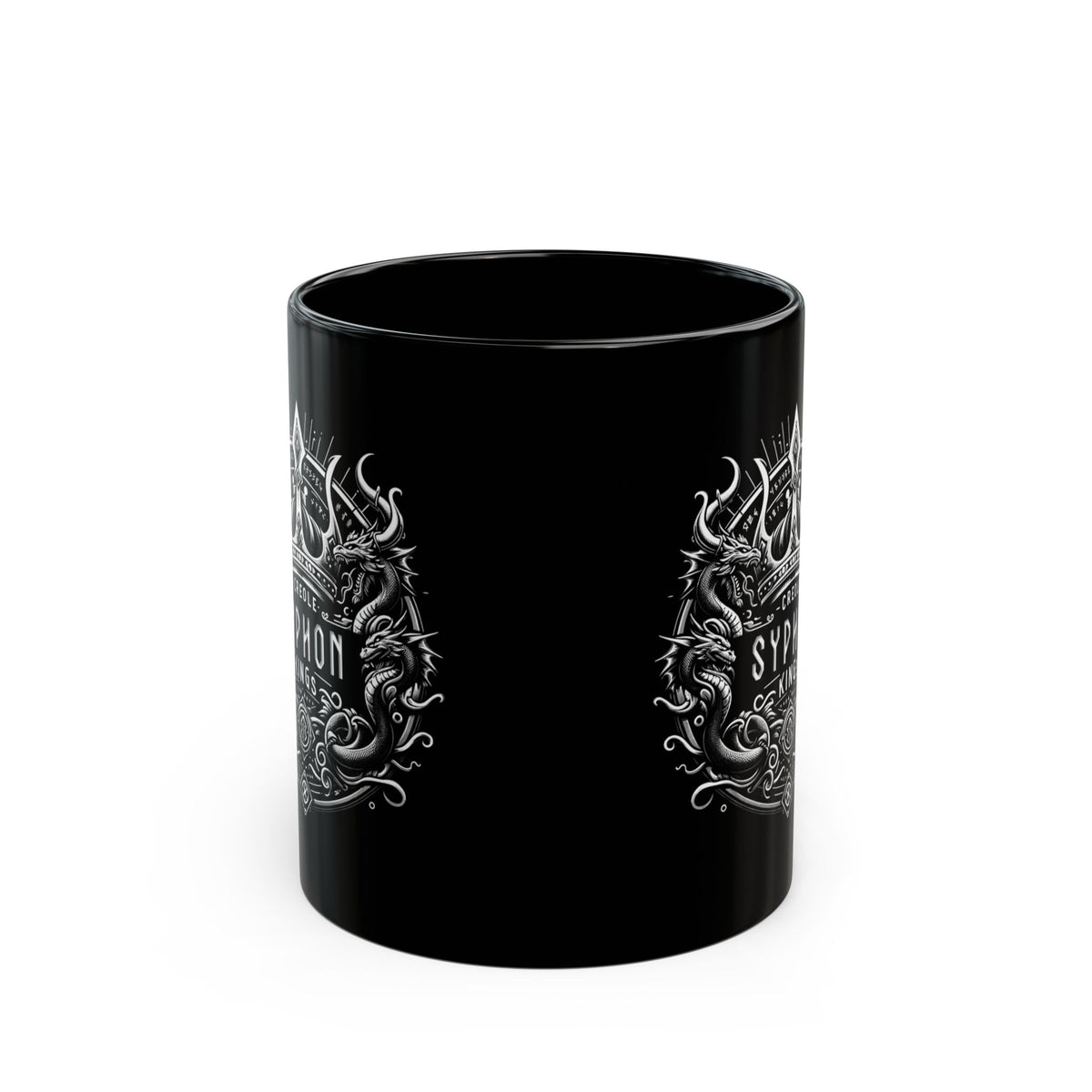 Syphon King Patch Mug — 'Bayou Bishops' Coffee Cup (11oz)