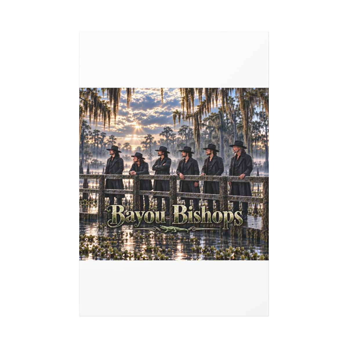 Bayou Bishops Matte Canvas Wall Art — Stretched 1.25"