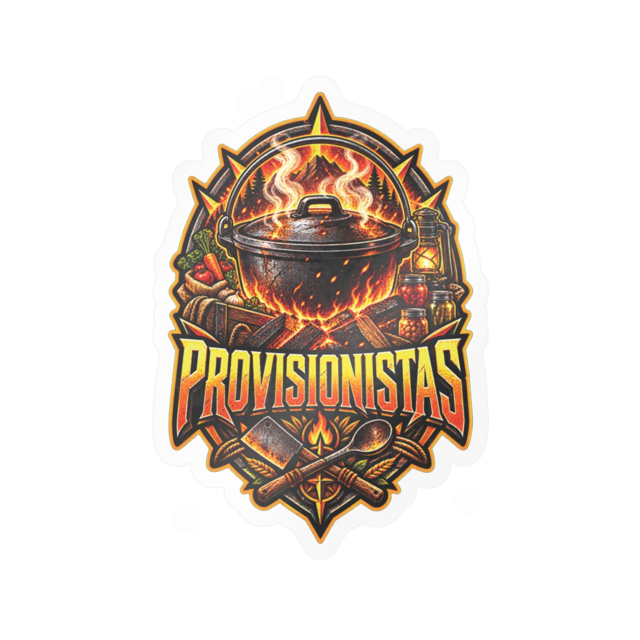 PROVISIONISTAS Kiss Cut-Sticker