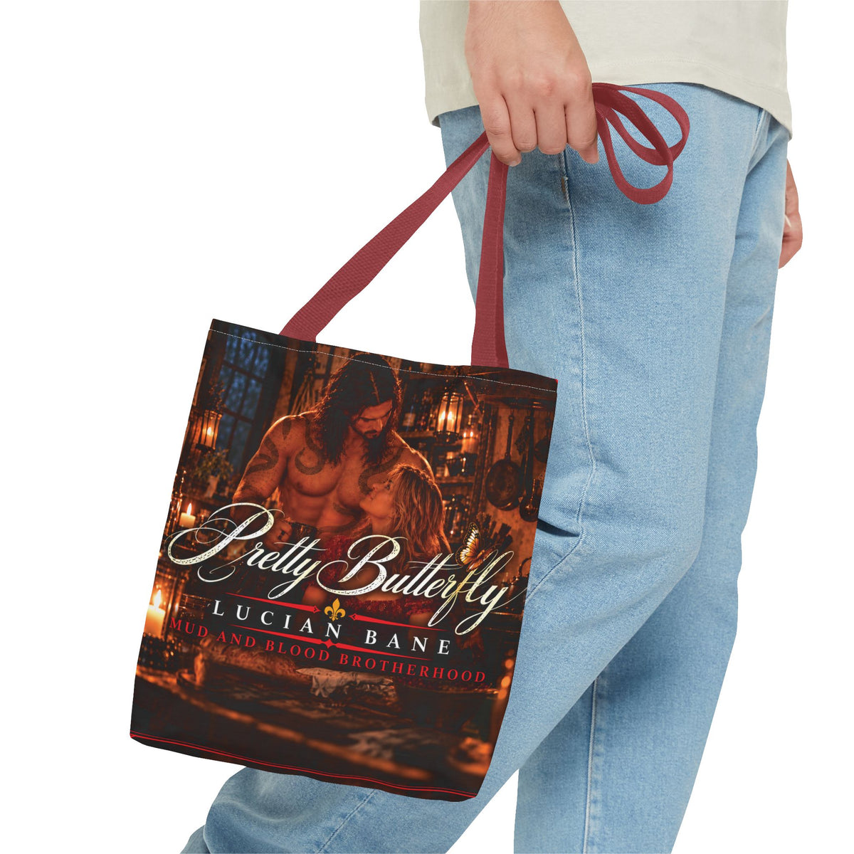 Lesions' Pretty Butterfly Concert Tote - 'Mud and Blood'