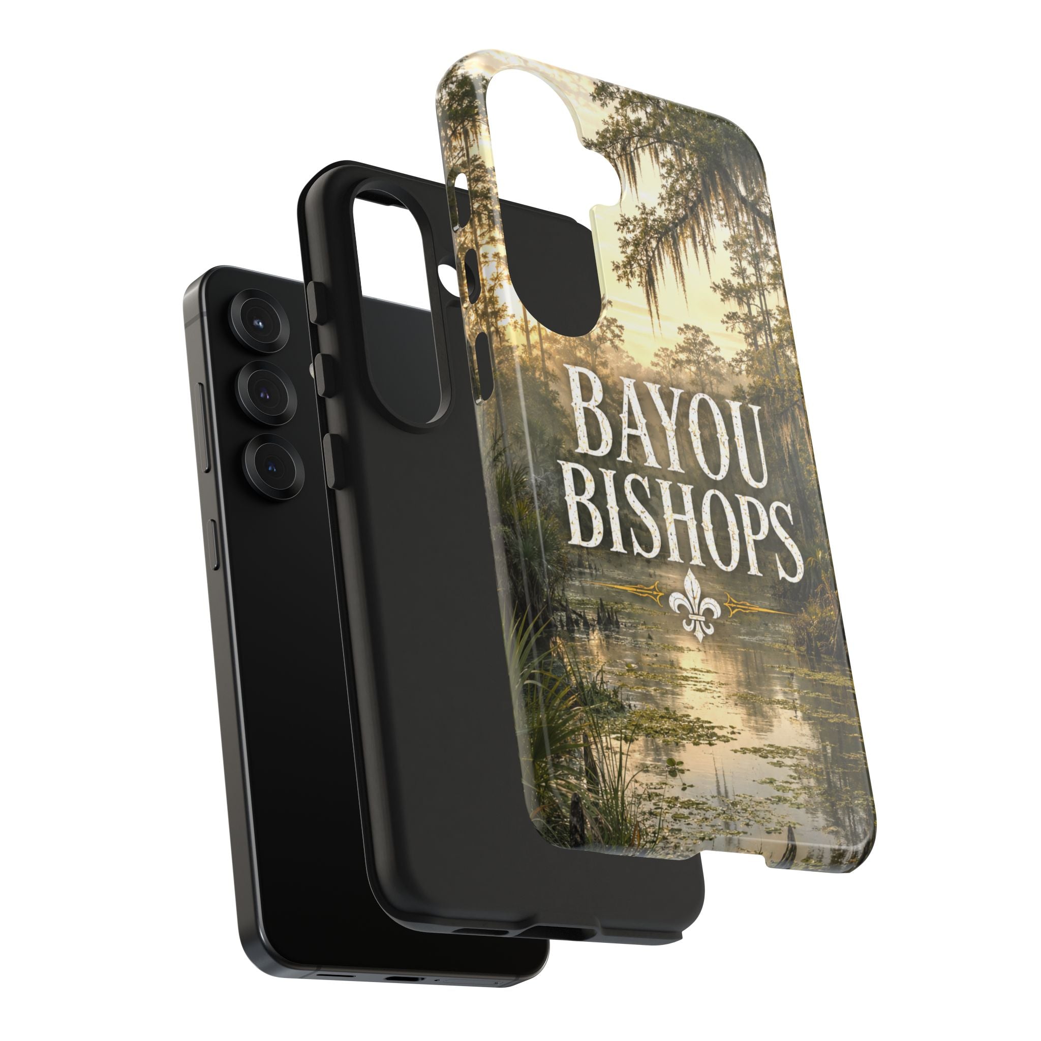 Bayou Bishops Swamp Scene Tough Phone Case Black Samsung