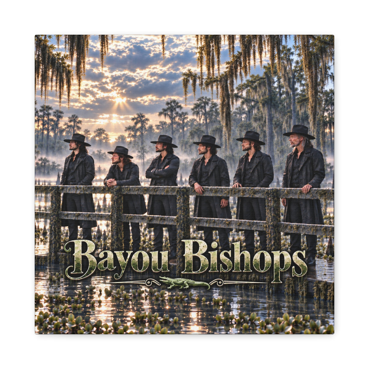Bayou Bishops Matte Canvas Wall Art — Stretched 1.25"
