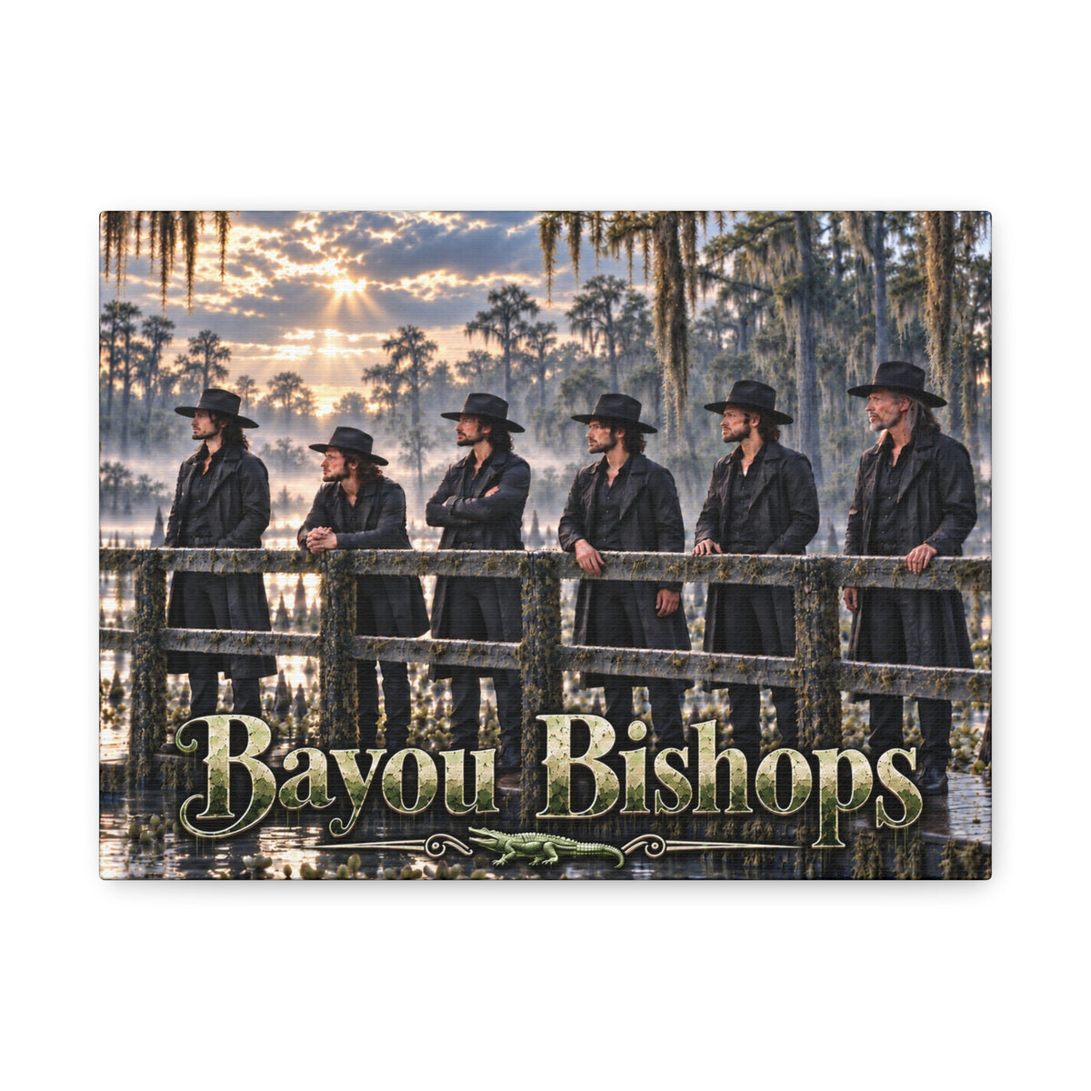 Bayou Bishops Matte Canvas Wall Art — Stretched 1.25"