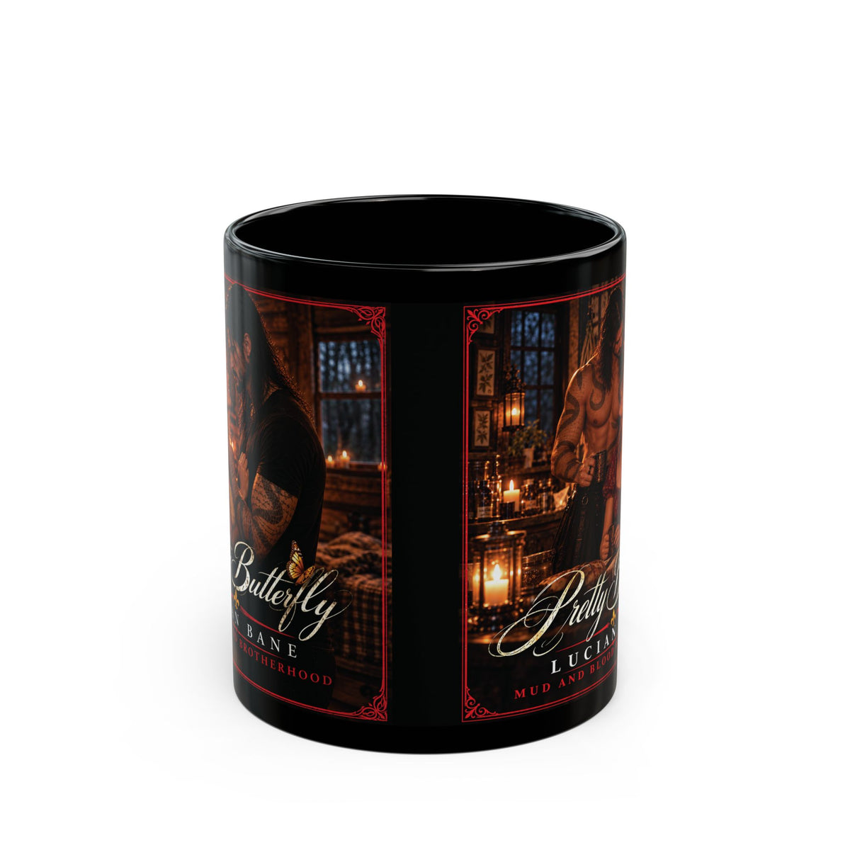 Lesions' Pretty Butterfly — 'Mud and Blood' Coffee Cup (11oz)
