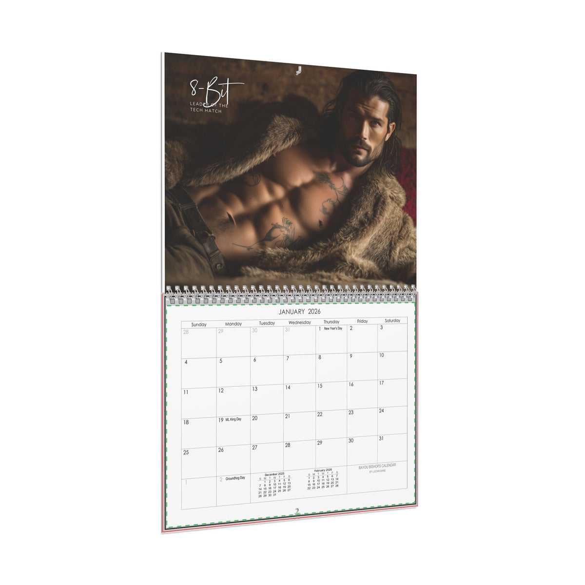 Bayou Bishops 13 Leaders - 2026 Wall Calendar | Monthly Pinup Calendar