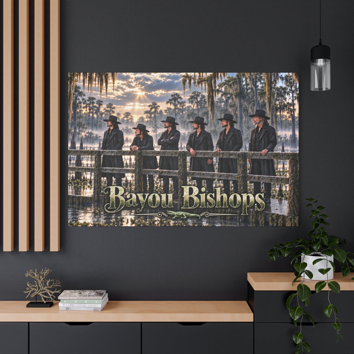 Bayou Bishops Matte Canvas Wall Art — Stretched 1.25"