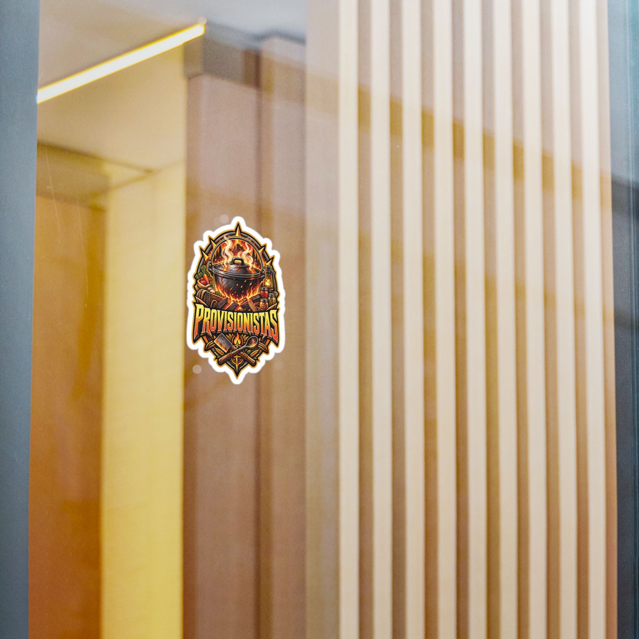 PROVISIONISTAS Kiss Cut-Sticker