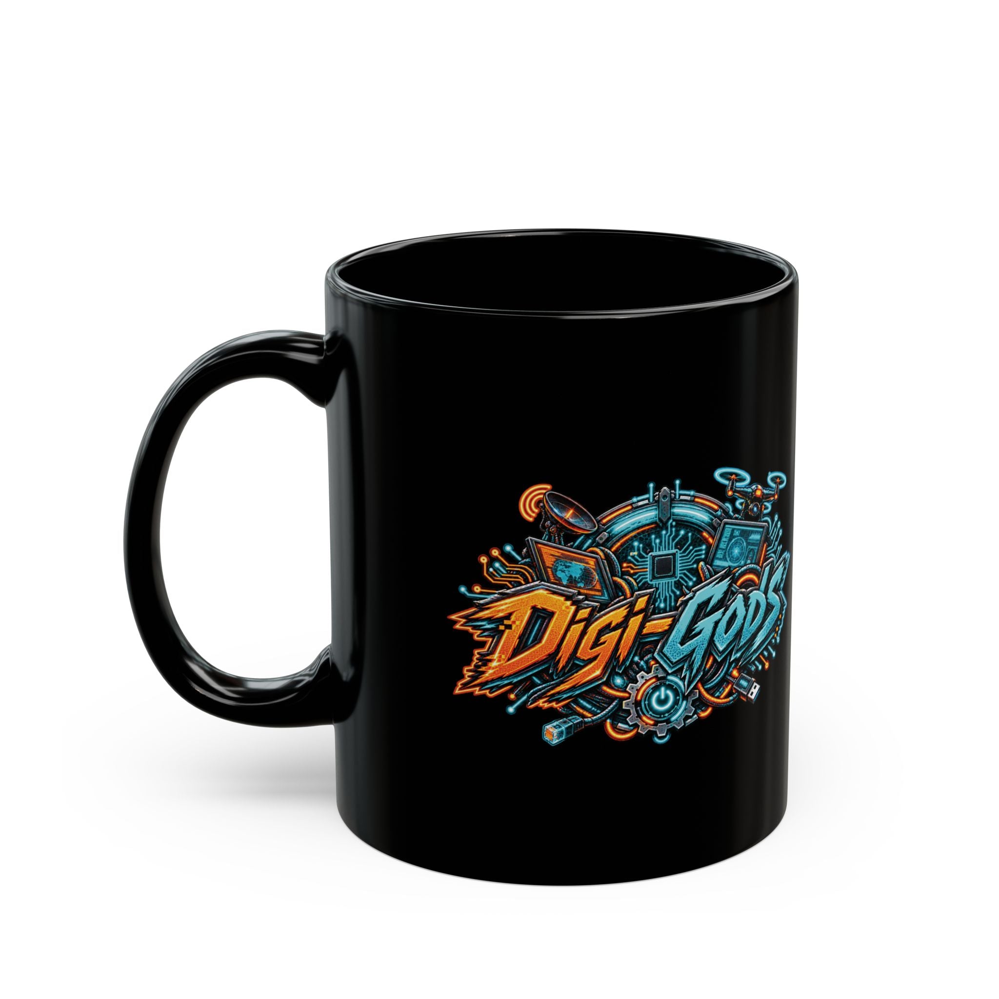 Bayou Bishops Digi-Gods Mug (11oz,)