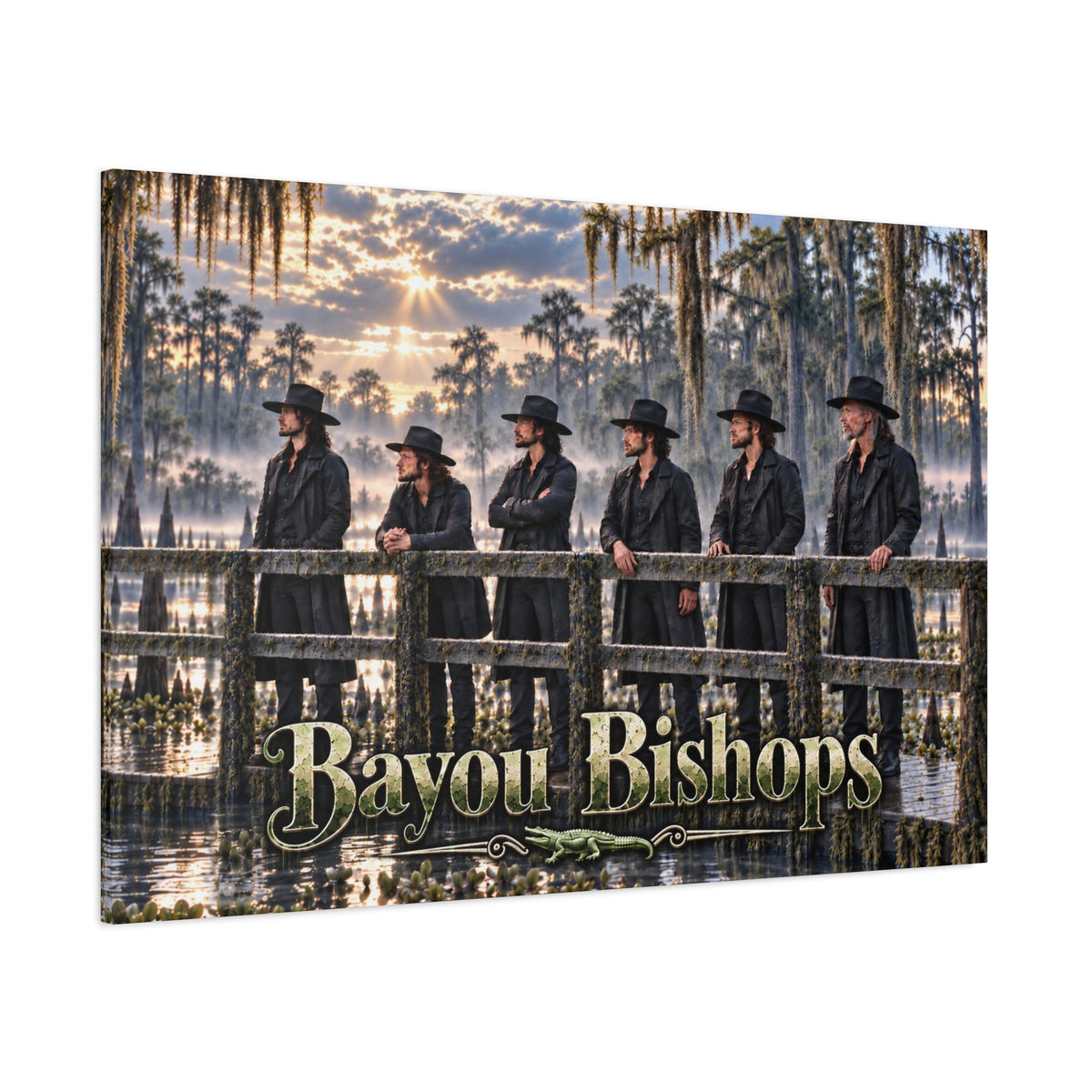 Bayou Bishops Matte Canvas Wall Art — Stretched 1.25"