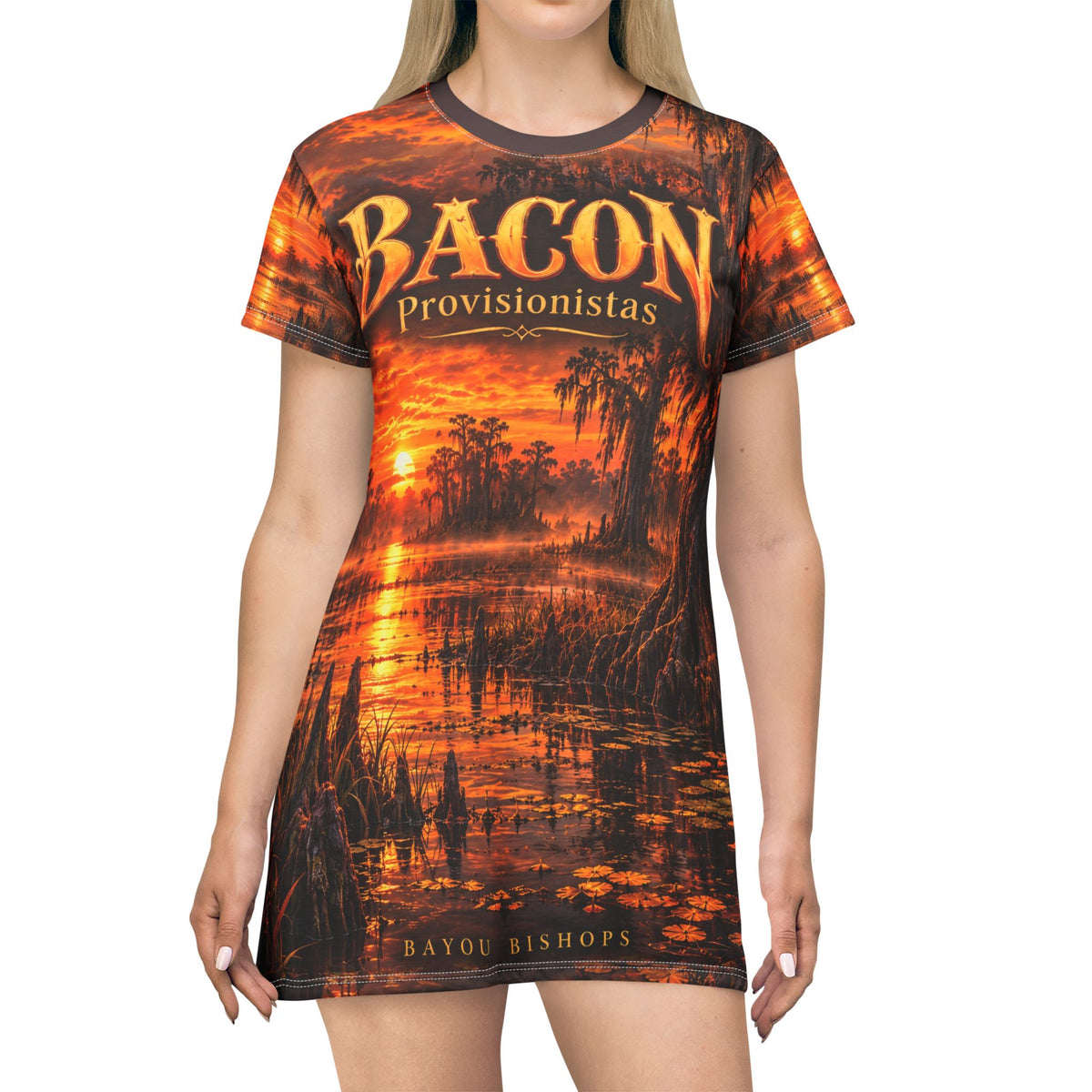 Bayou Bishops Bacon/ProvisionistasLong PJ Shirt