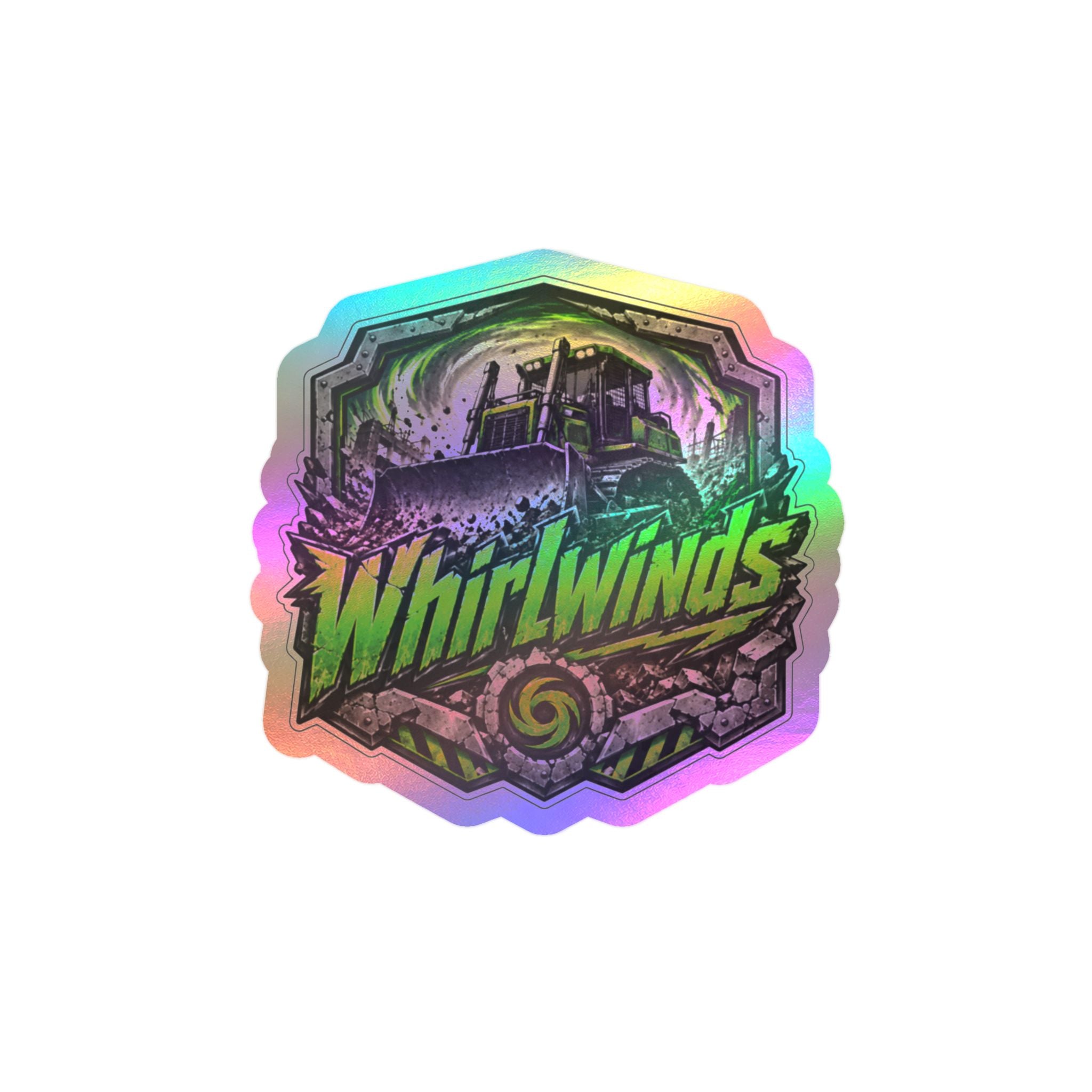 Whirlwinds Kiss Cut-Sticker