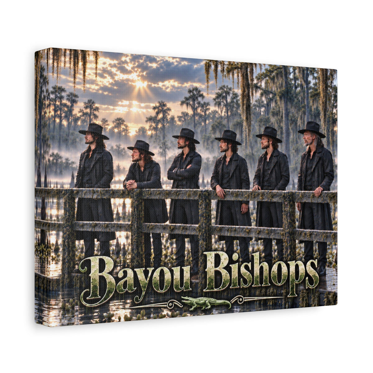 Bayou Bishops Matte Canvas Wall Art — Stretched 1.25"
