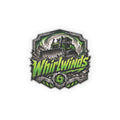 Whirlwinds Kiss Cut-Sticker