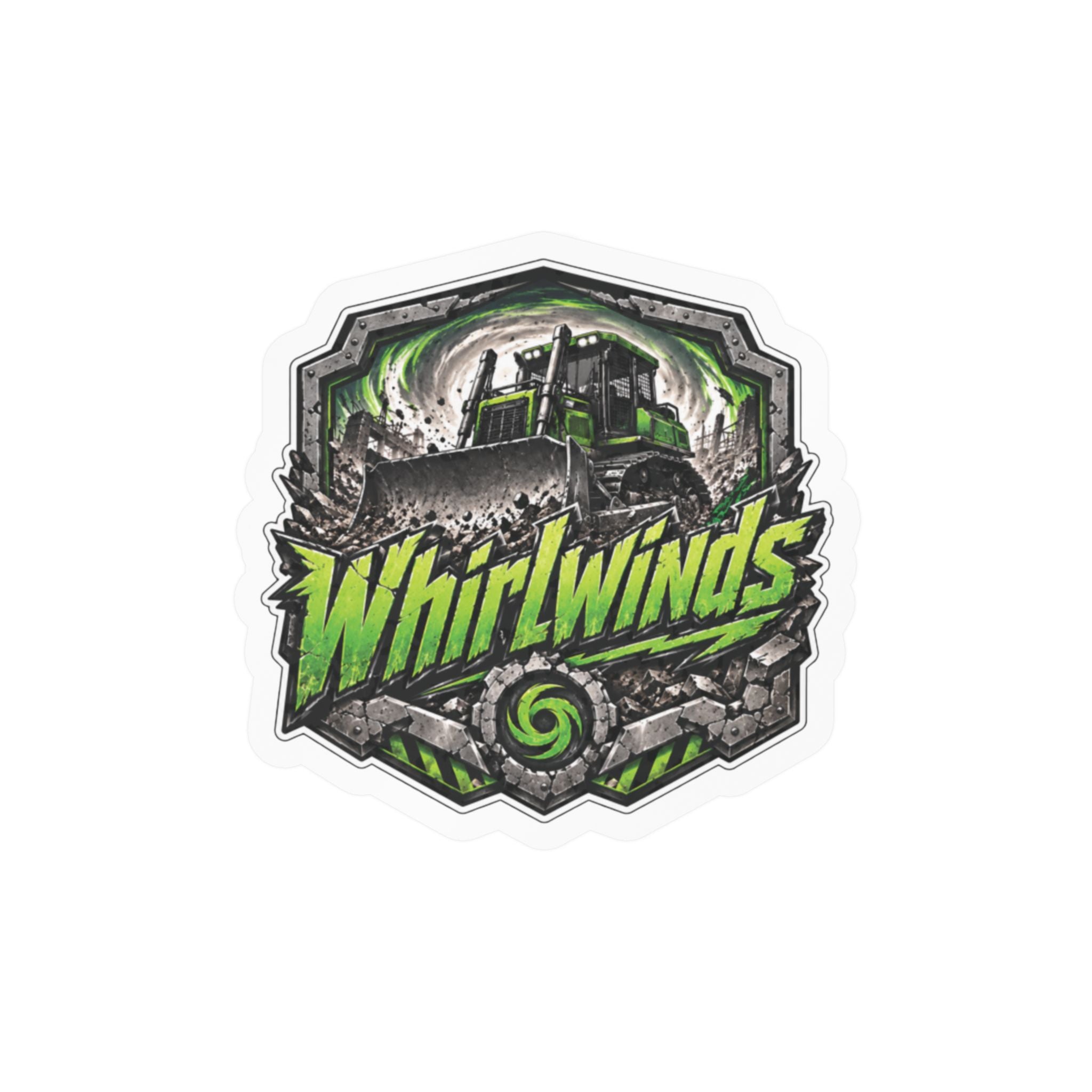 Whirlwinds Kiss Cut-Sticker