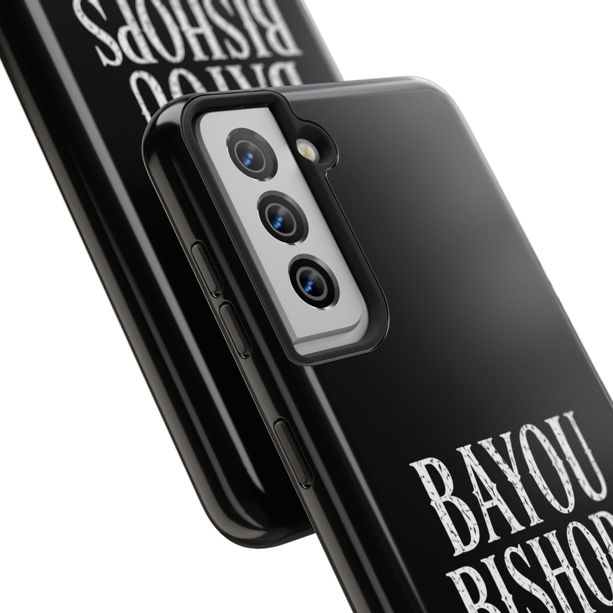 Bayou Bishops Simple Tough Phone Case Black Samsung
