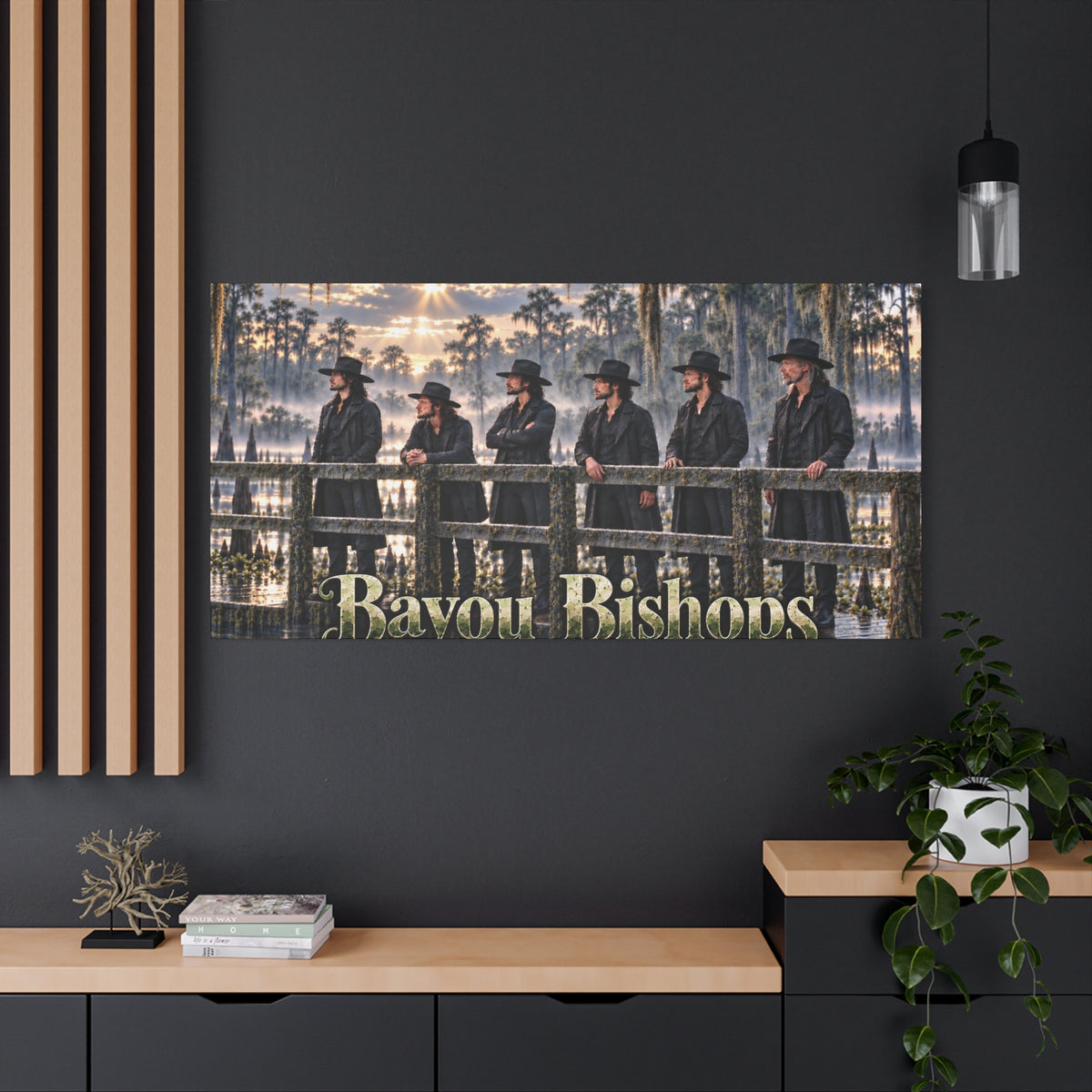 Bayou Bishops Matte Canvas Wall Art — Stretched 1.25"
