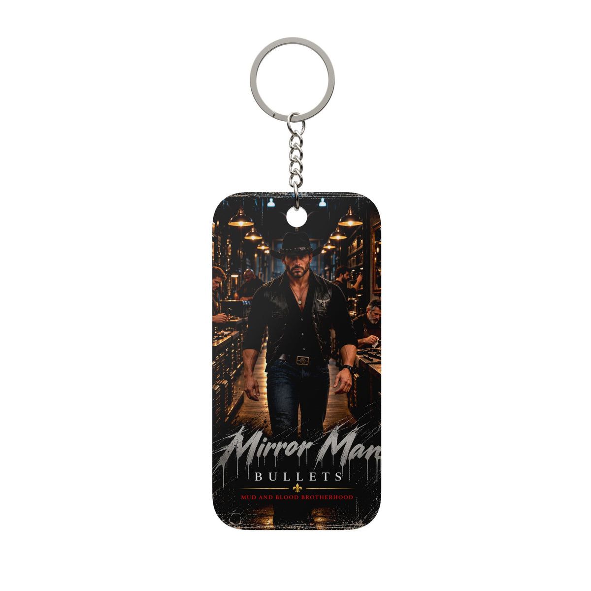 Bullet's Mirror Man Keychain — 'Mud and Blood'