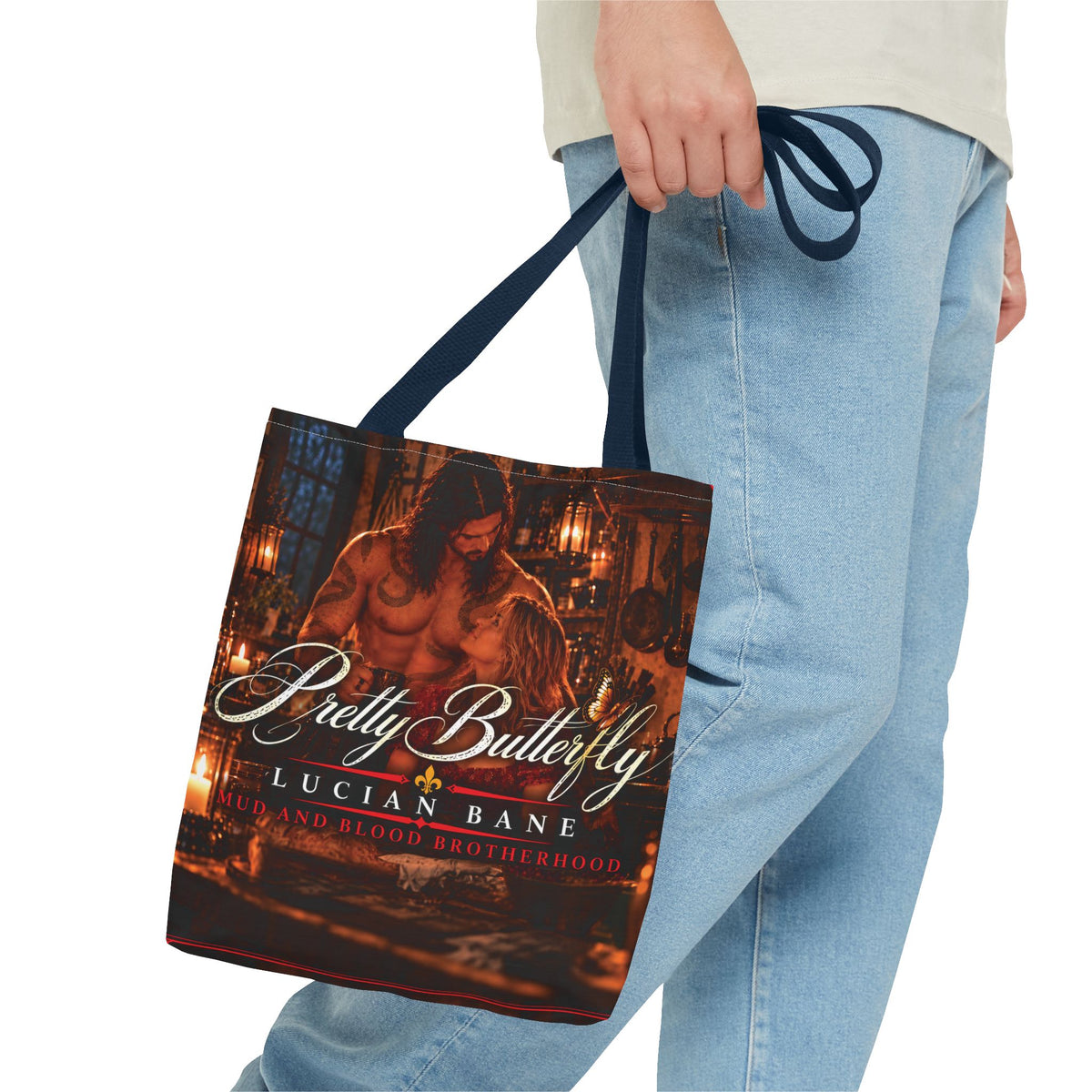 Lesions' Pretty Butterfly Concert Tote - 'Mud and Blood'