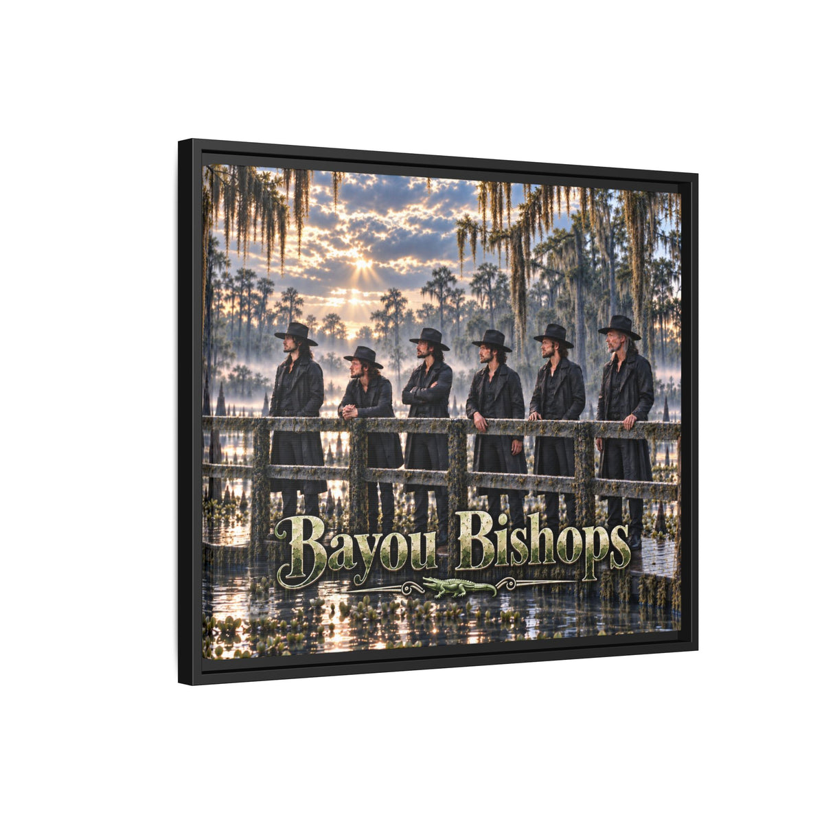Bayou Bishops Multi size Framed Matte Canvas