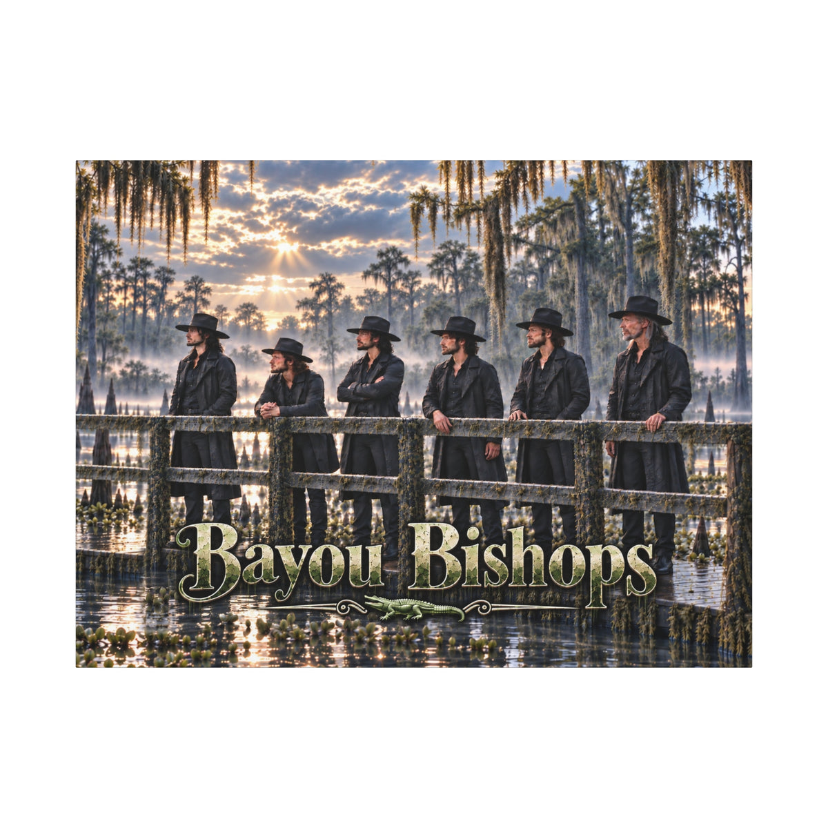Bayou Bishops Matte Canvas Wall Art — Stretched 1.25"