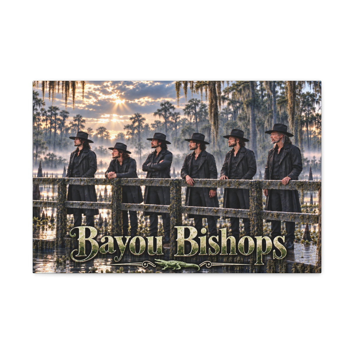 Bayou Bishops Matte Canvas Wall Art — Stretched 1.25"