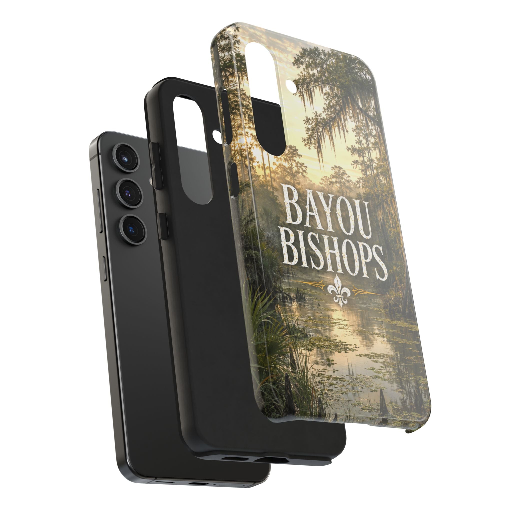 Bayou Bishops Swamp Scene Tough Phone Case Black Samsung