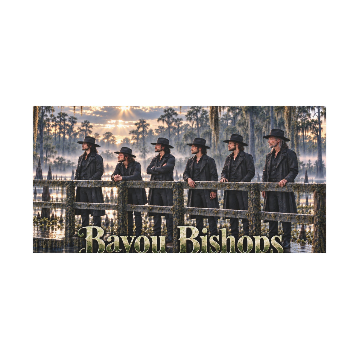 Bayou Bishops Matte Canvas Wall Art — Stretched 1.25"
