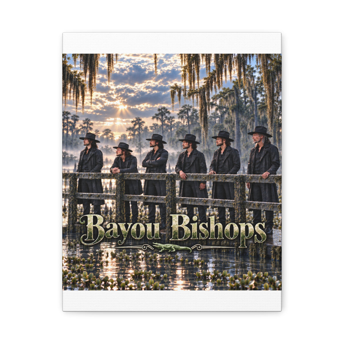 Bayou Bishops Matte Canvas Wall Art — Stretched 1.25"