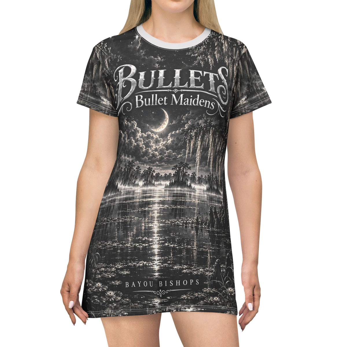 Bayou Bishops Bullets/Bullet Maidens Long PJ Shirt