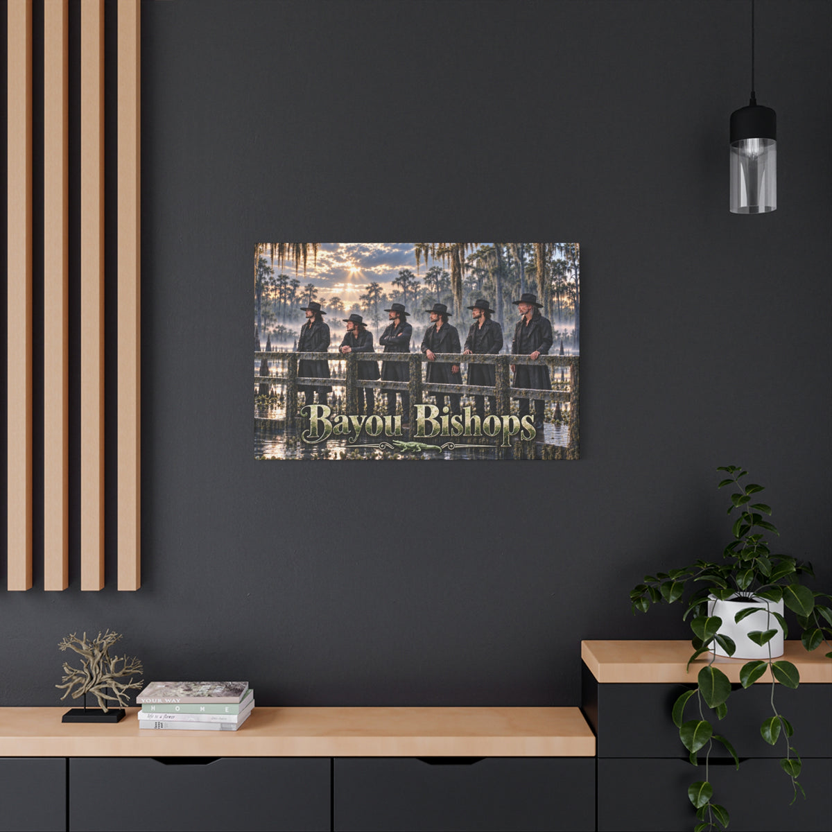 Bayou Bishops Matte Canvas Wall Art — Stretched 1.25"