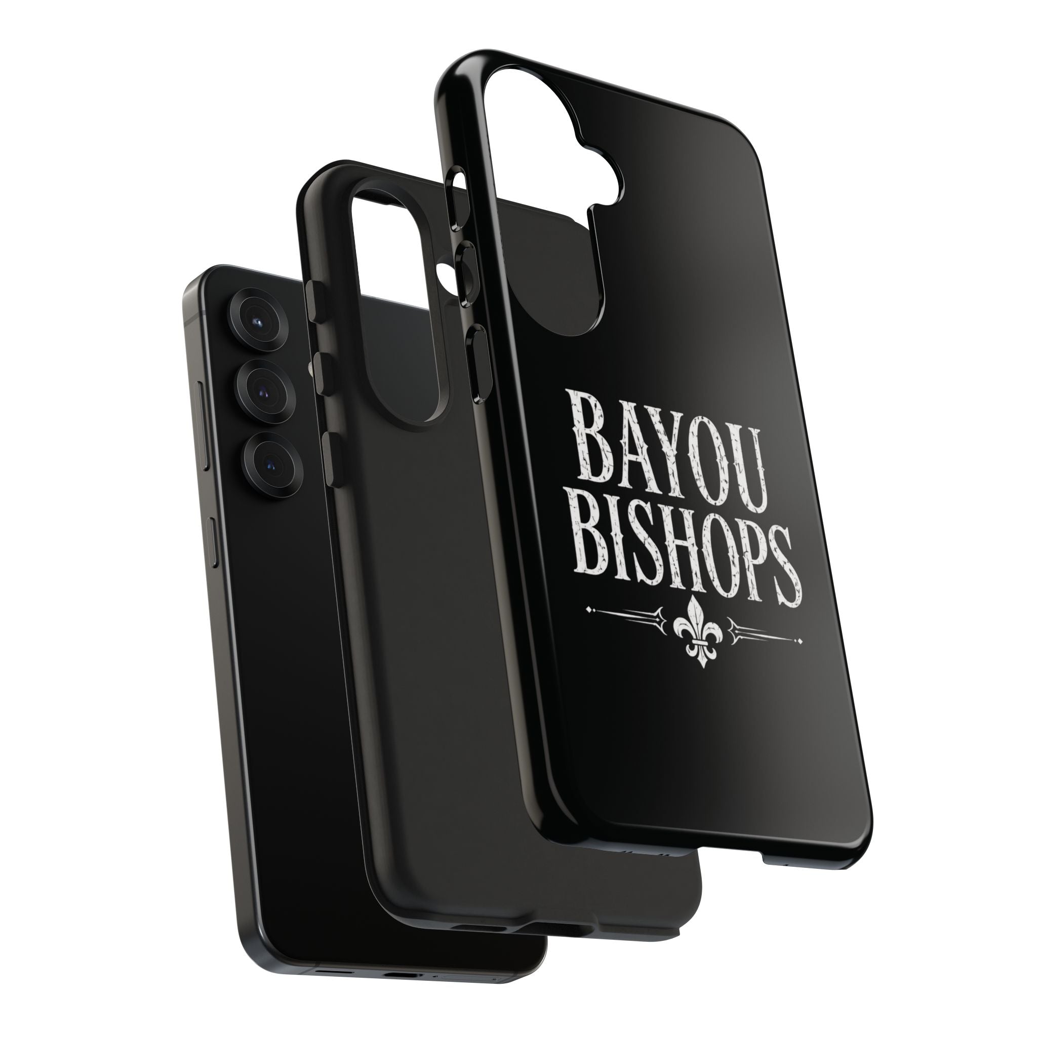 Bayou Bishops Simple Tough Phone Case Black Samsung