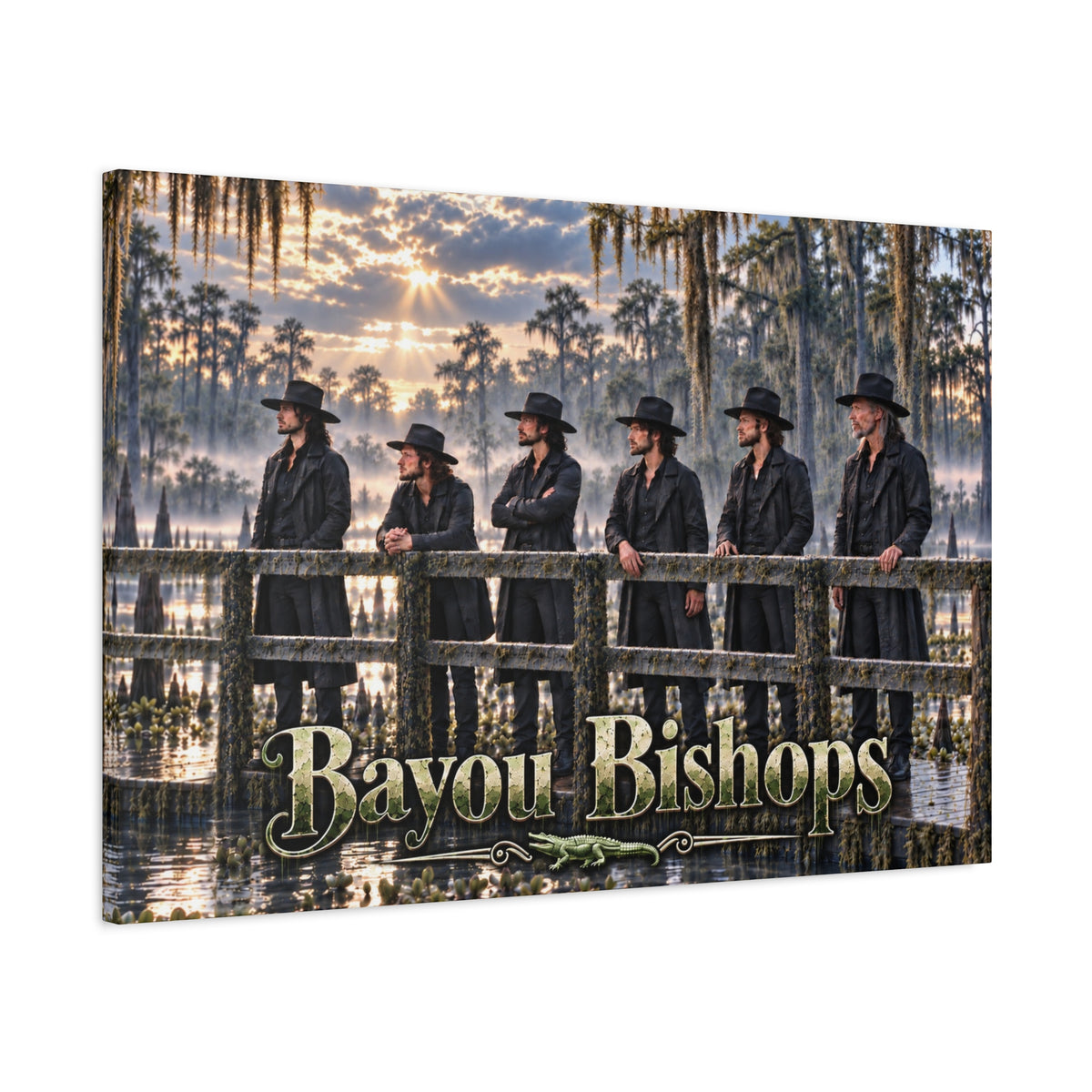 Bayou Bishops Matte Canvas Wall Art — Stretched 1.25"
