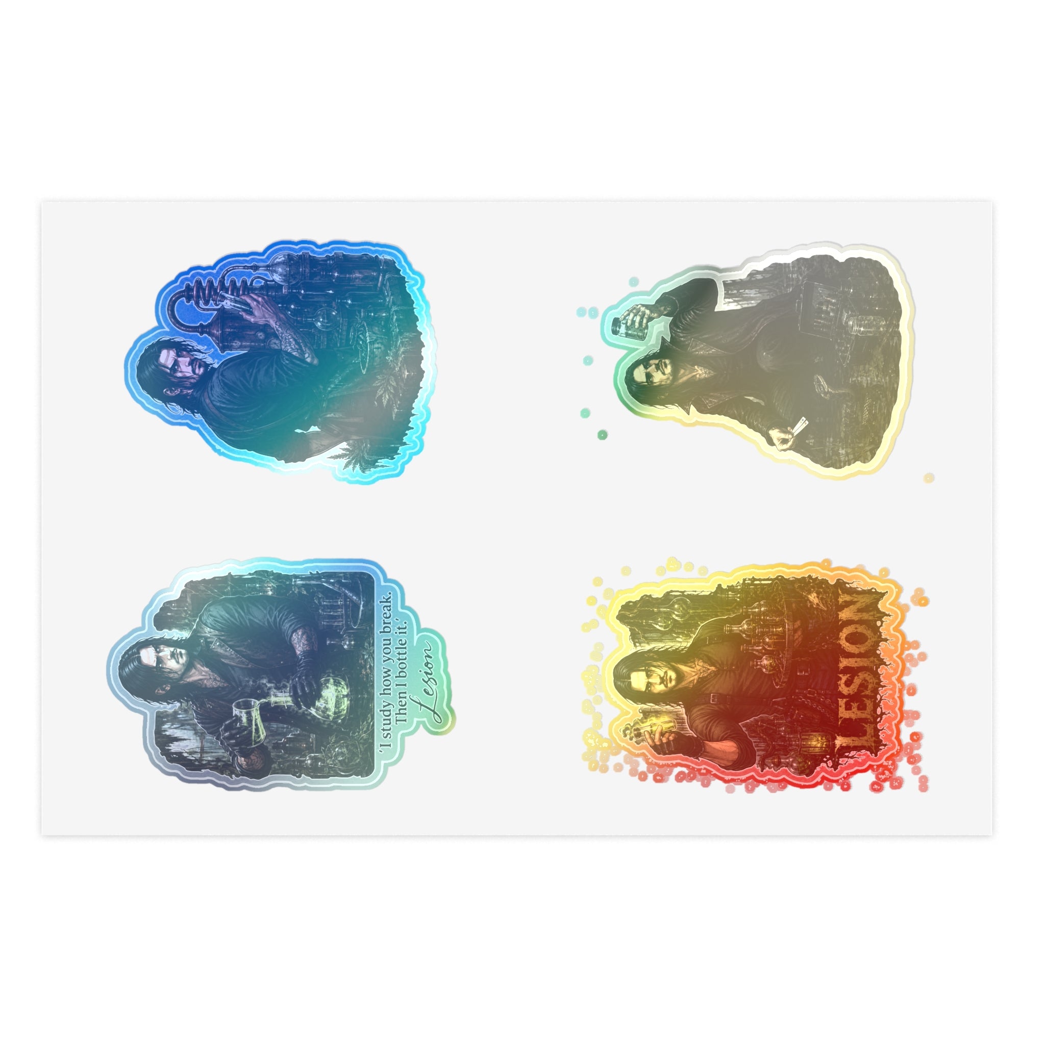 Lesion Sticker Sheet