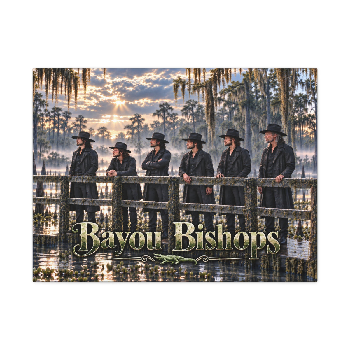 Bayou Bishops Matte Canvas Wall Art — Stretched 1.25"