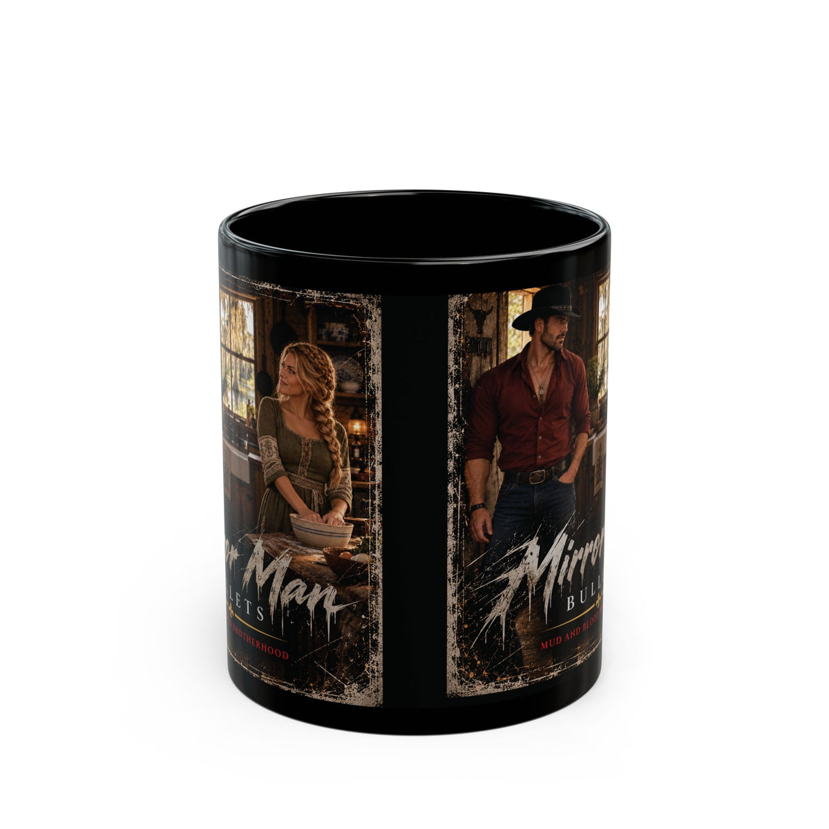Bullet's Mirror Man Mug — 'Mud and Blood' Coffee Cup (11oz)