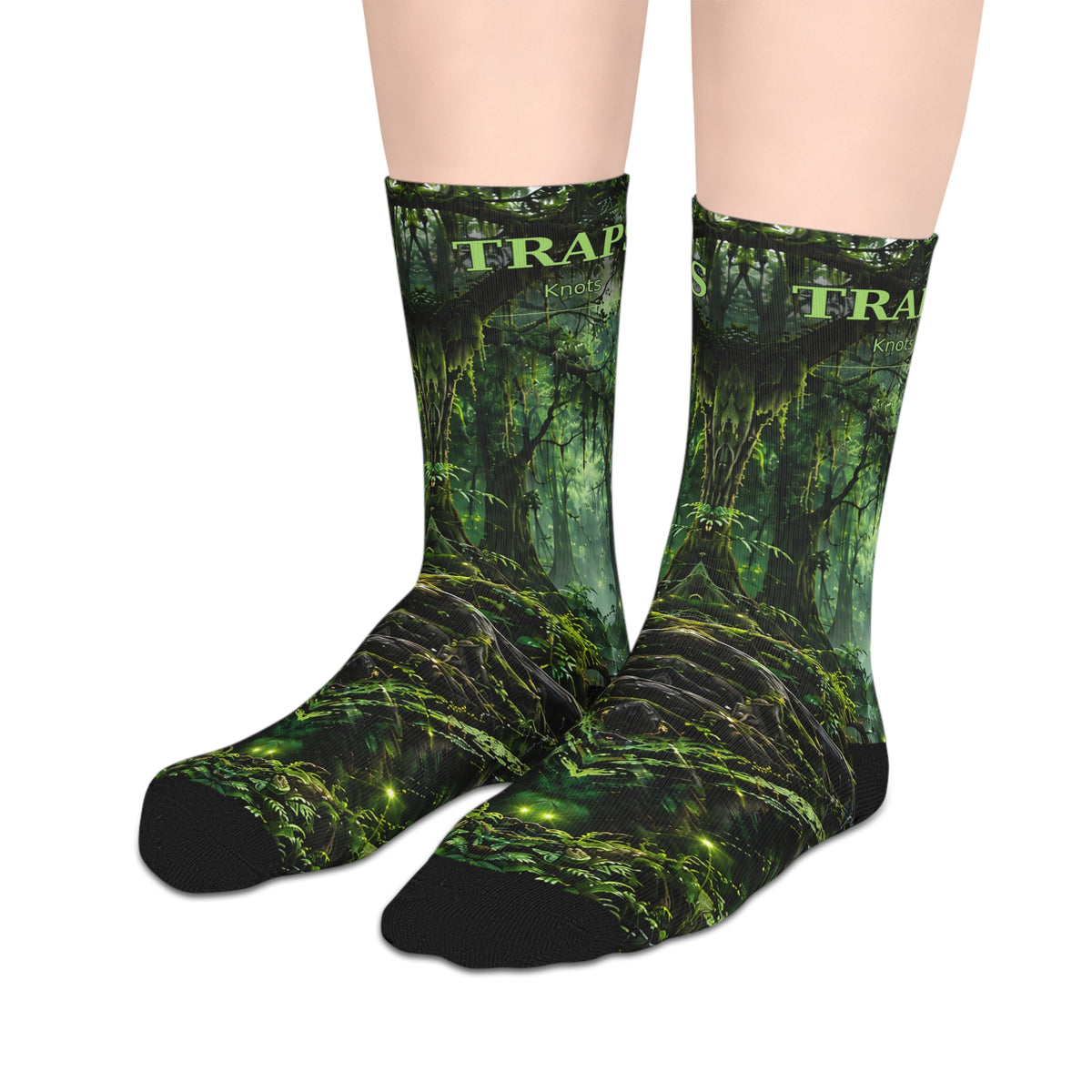 Bayou Bishops Traps/Knots Mid-Length Socks