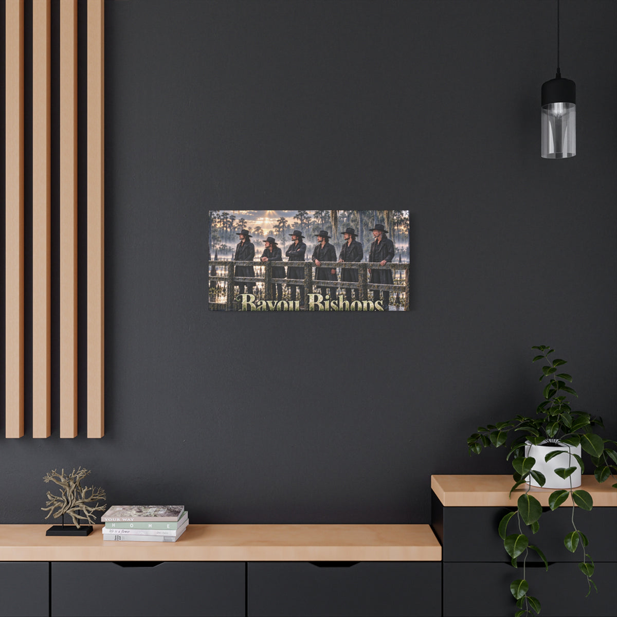 Bayou Bishops Matte Canvas Wall Art — Stretched 1.25"
