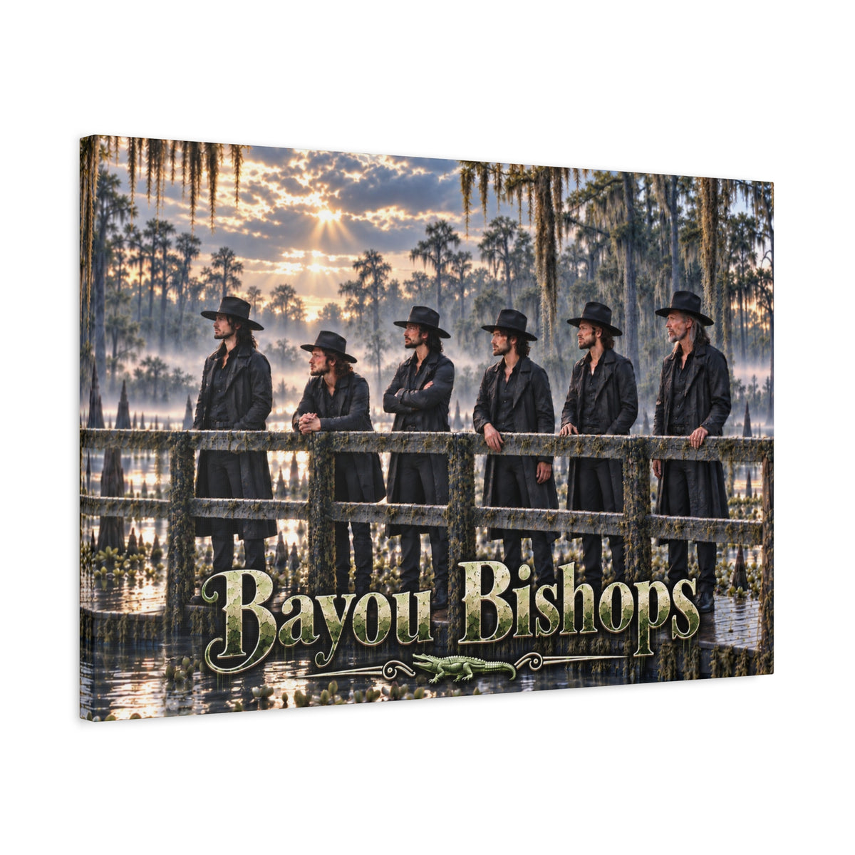 Bayou Bishops Matte Canvas Wall Art — Stretched 1.25"